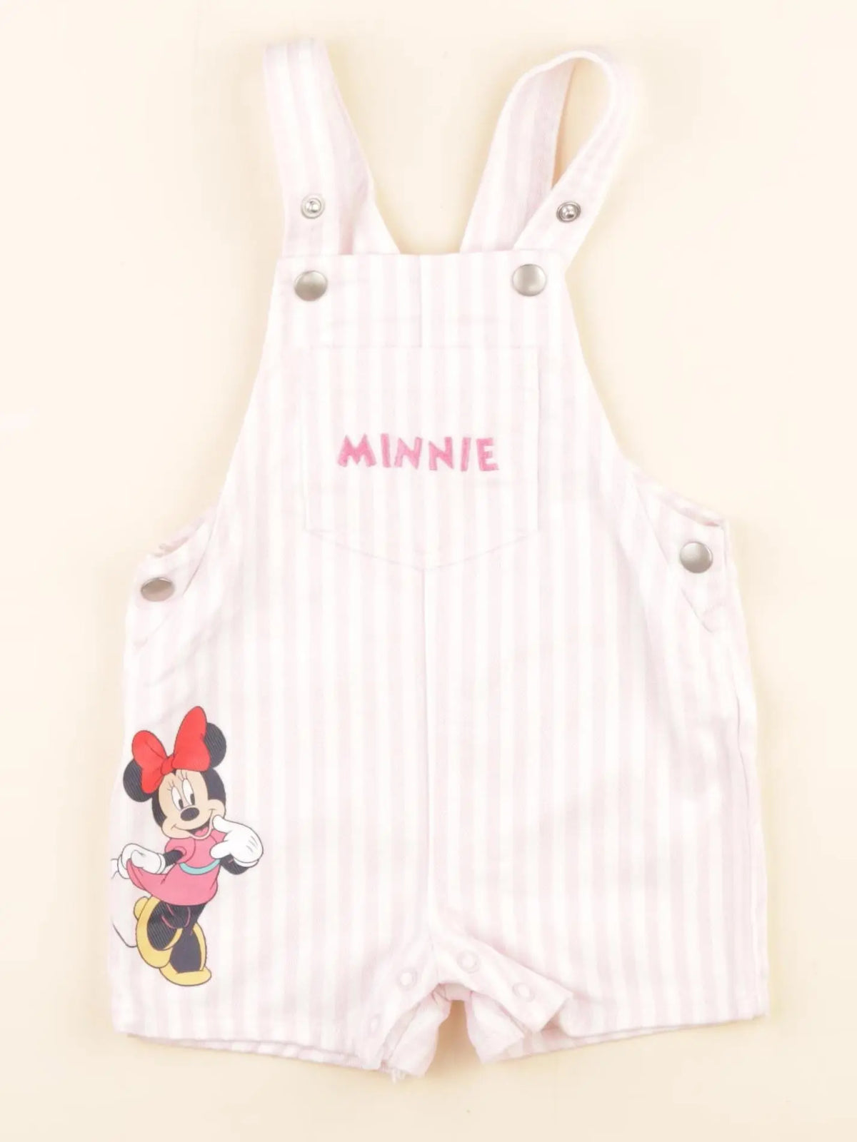 Disney - salopette rose - 3/6 mois