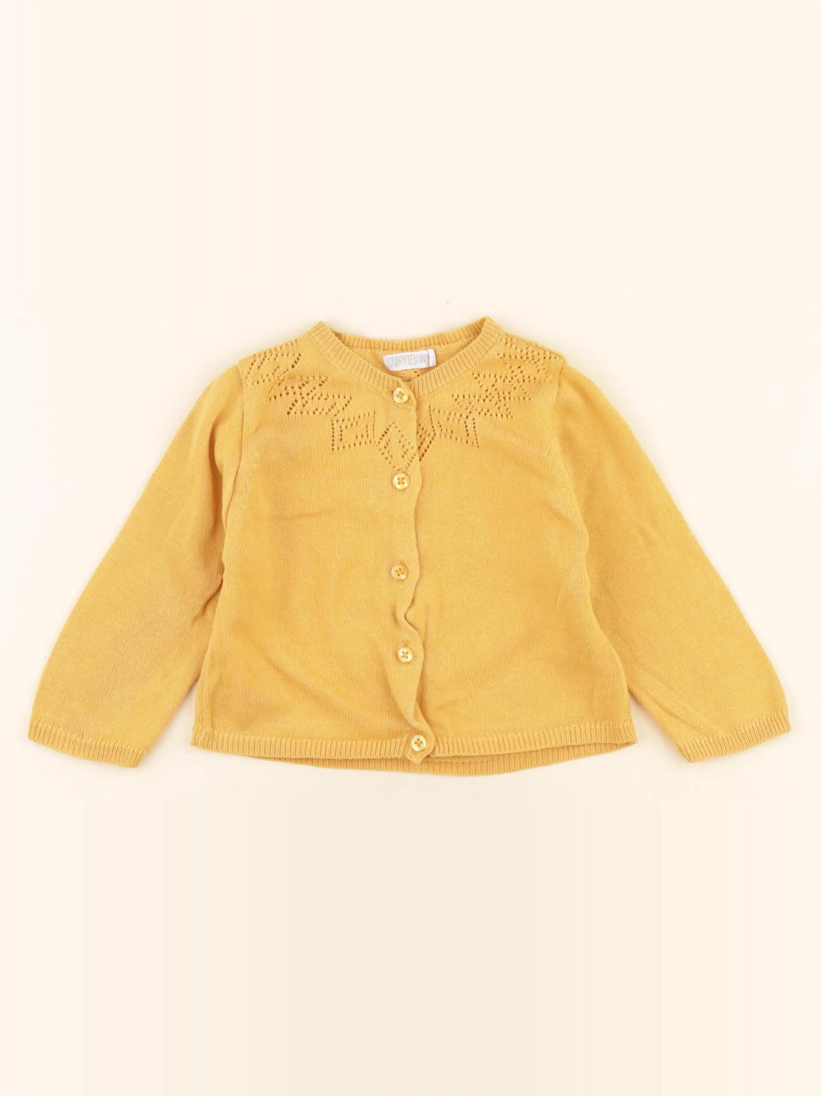 Storytelling - gilet orange - 9 mois