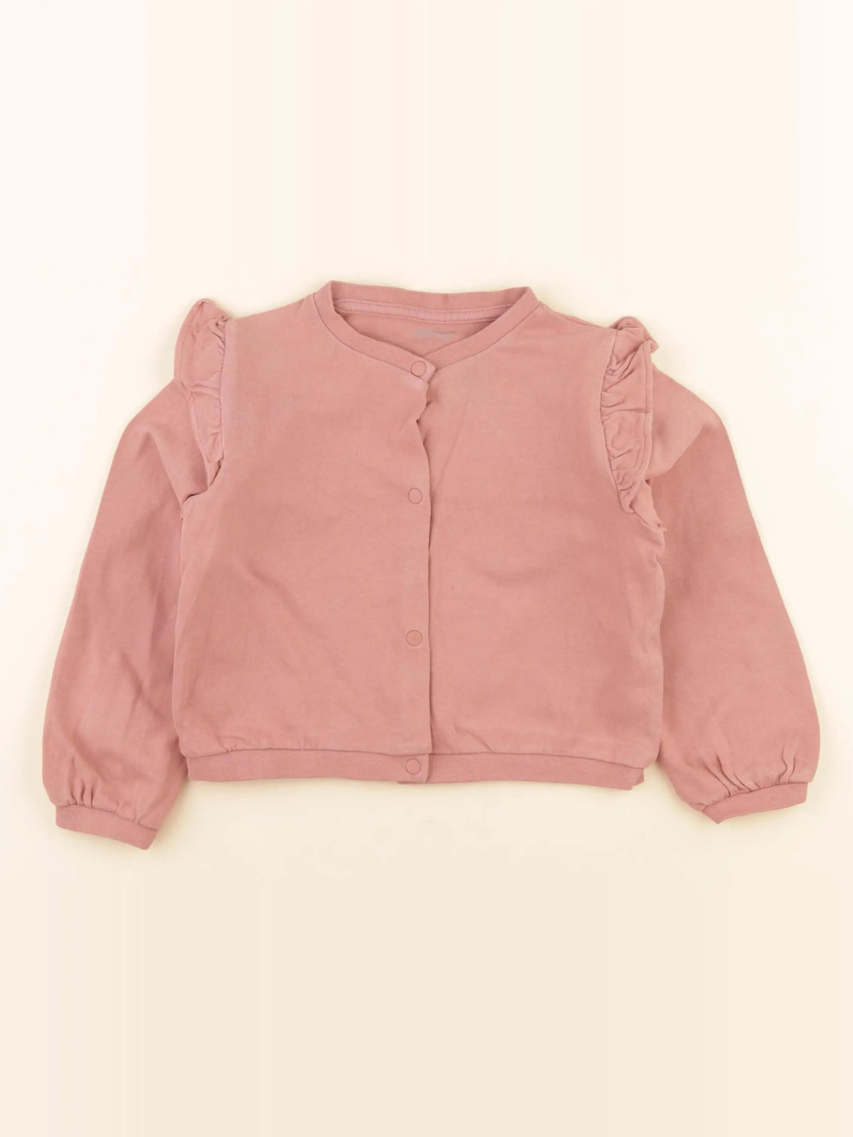 Vertbaudet - sweat rose - 5 ans