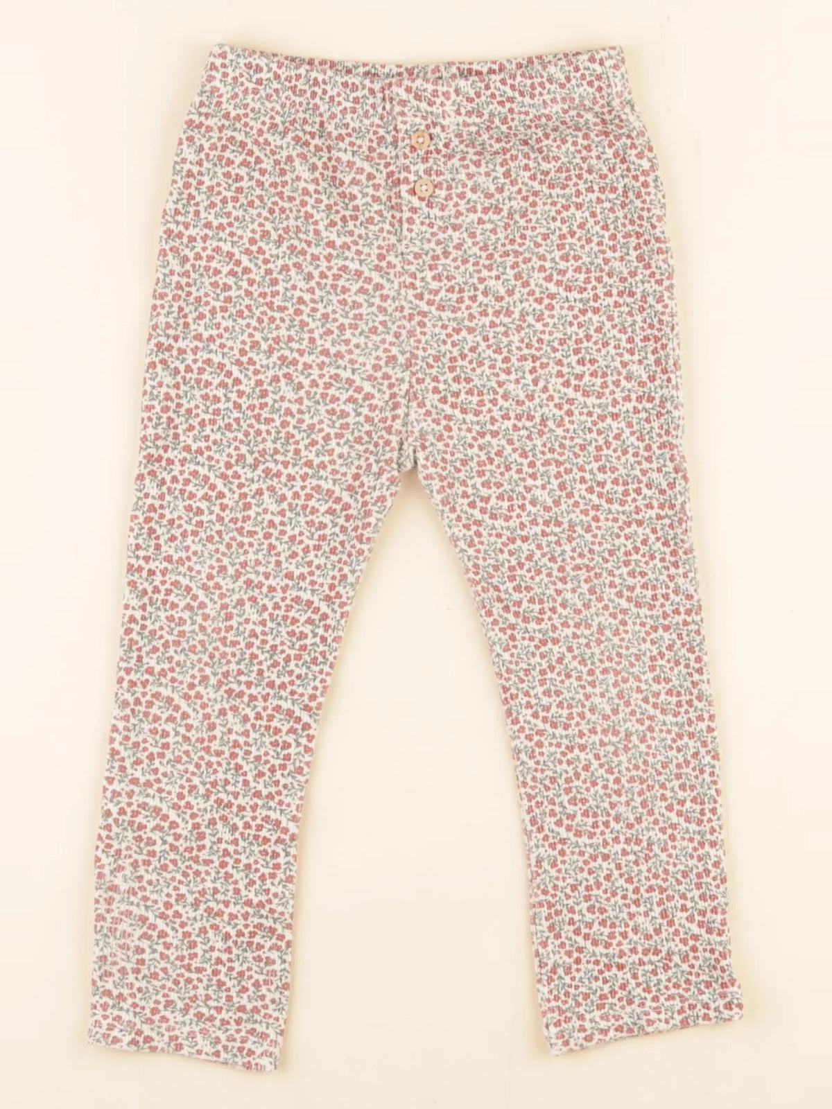 Vertbaudet - legging beige - 36 mois