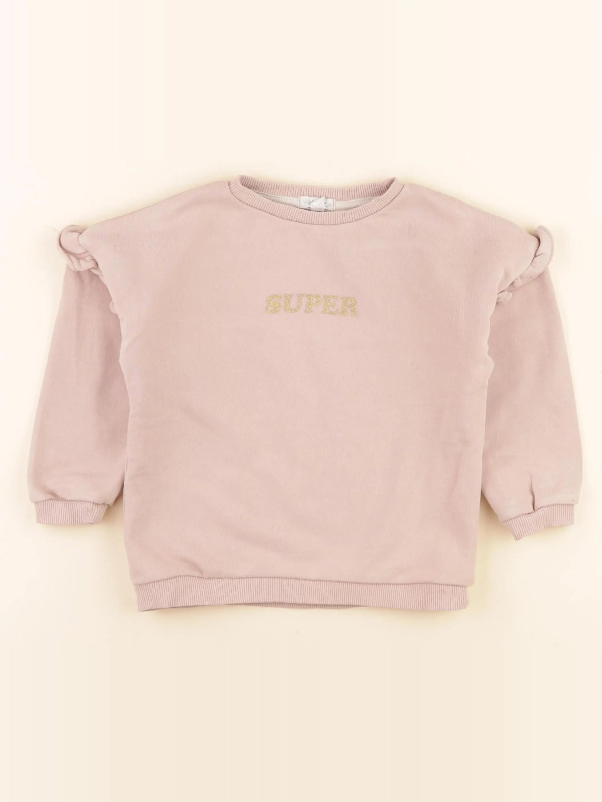 Vertbaudet - sweat rose - 4 ans