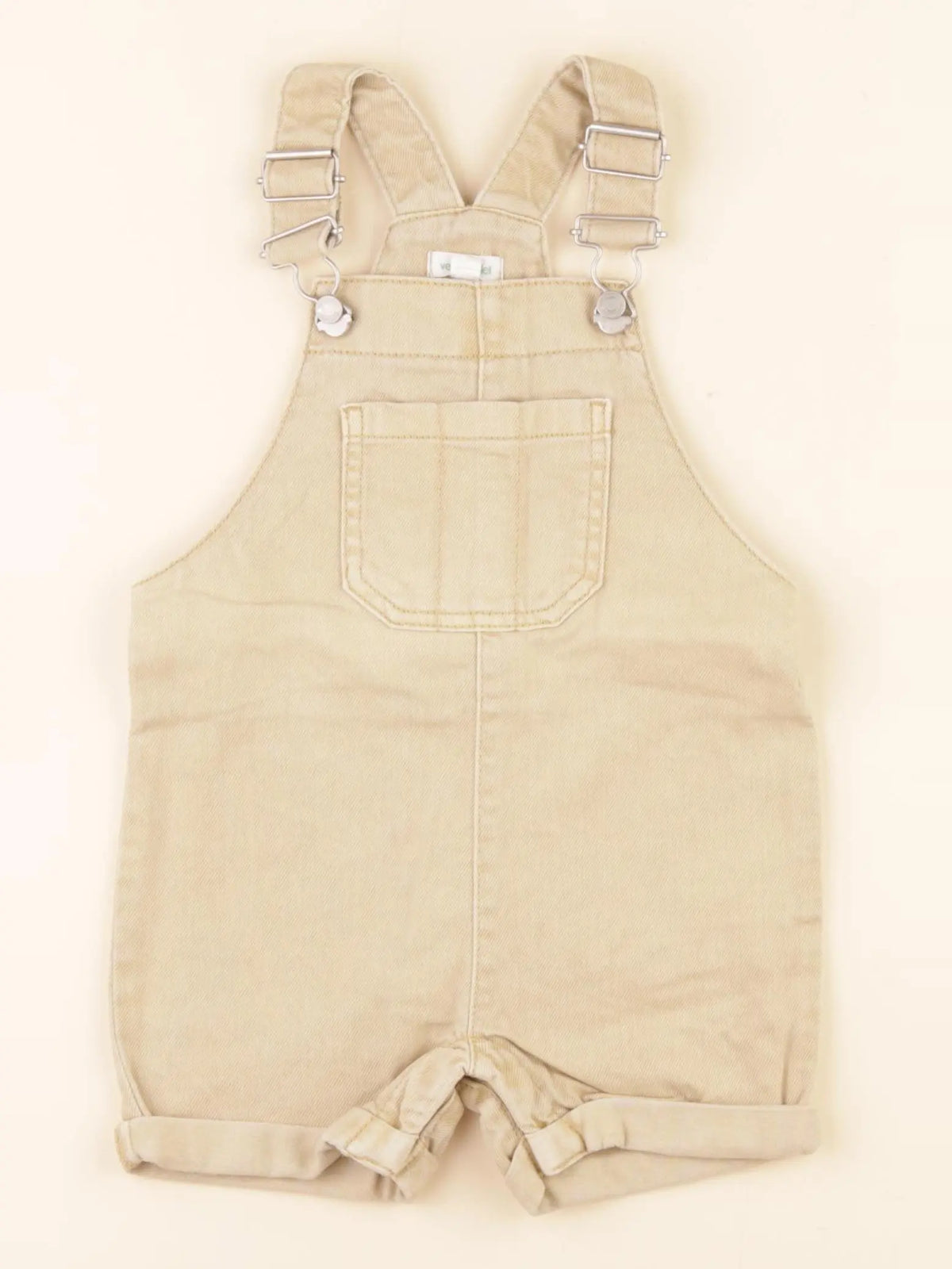 Vertbaudet - salopette beige - 18 mois