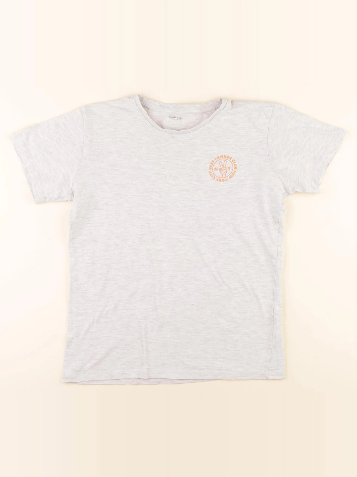 Vertbaudet - tee-shirt gris - 14 ans