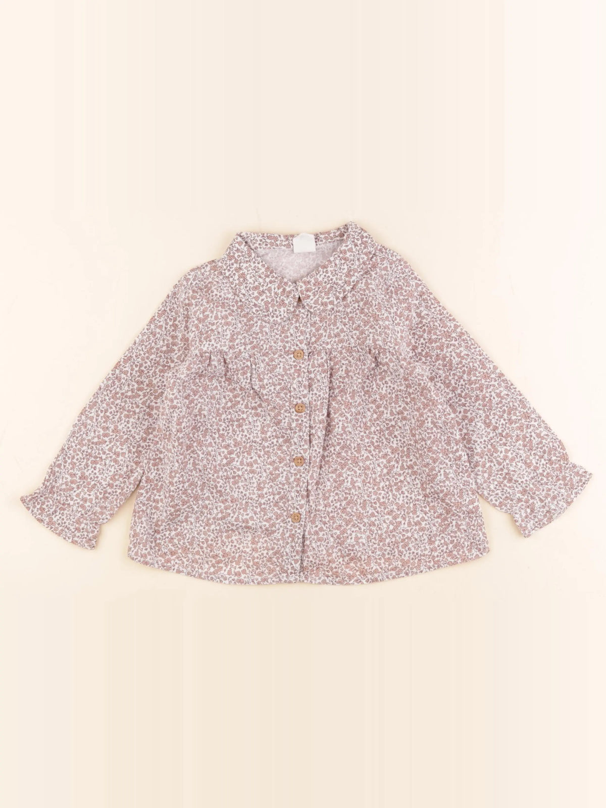 H&M - blouse beige - 12/18 mois
