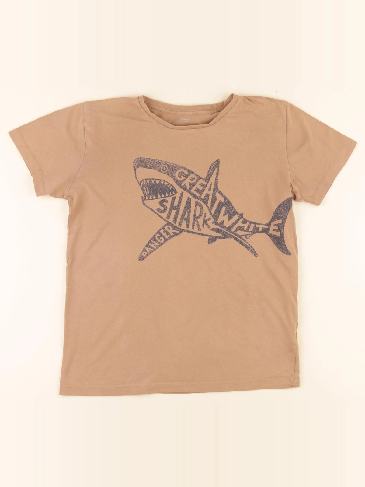 Vertbaudet - tee-shirt marron - 14 ans