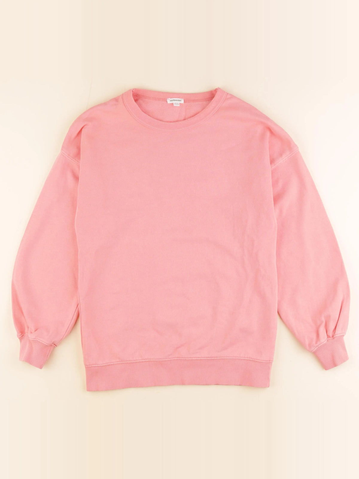 Vertbaudet - sweat imprimé au dos rose - 10 ans