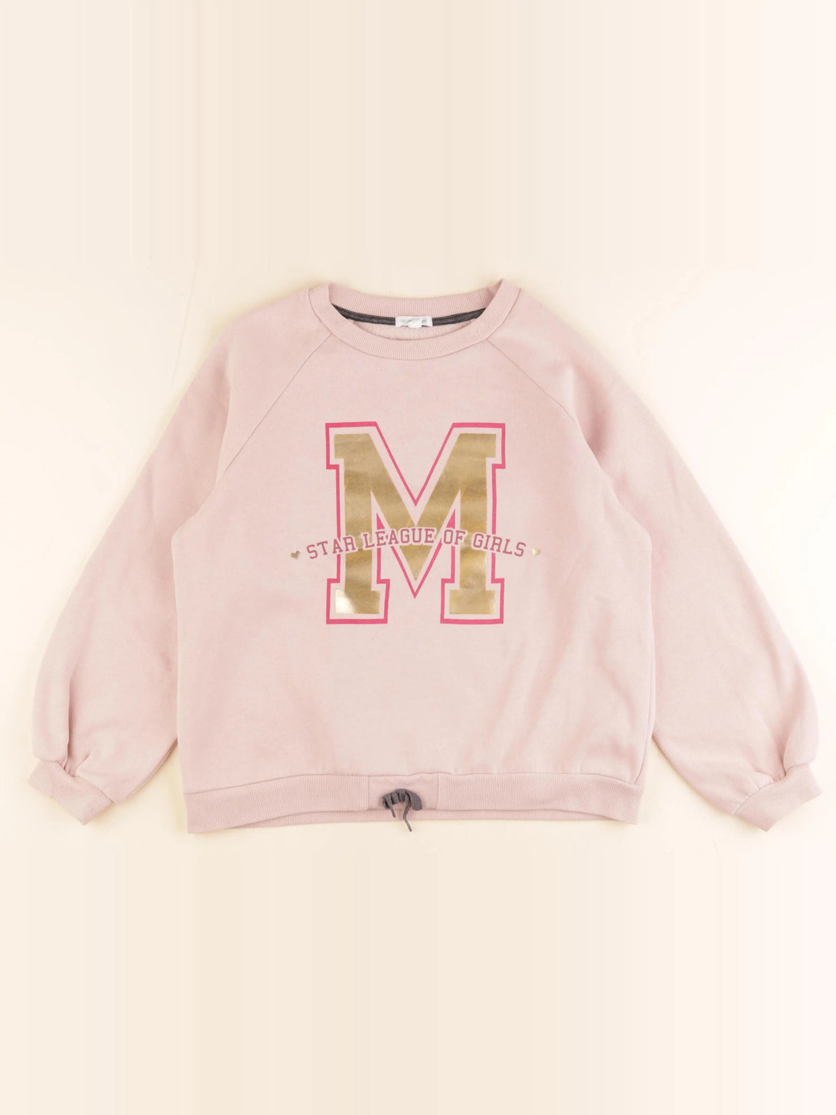 Vertbaudet - sweat rose - 12 ans