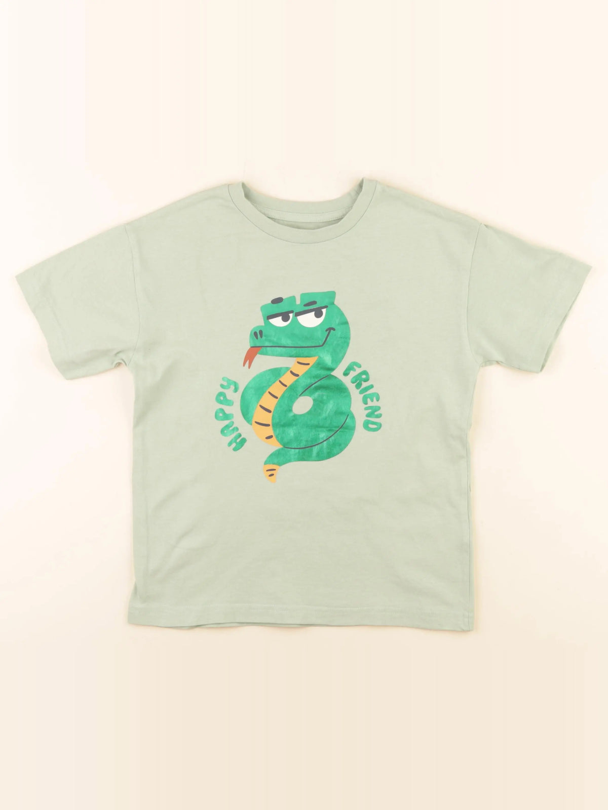 Vertbaudet - tee-shirt vert - 8 ans