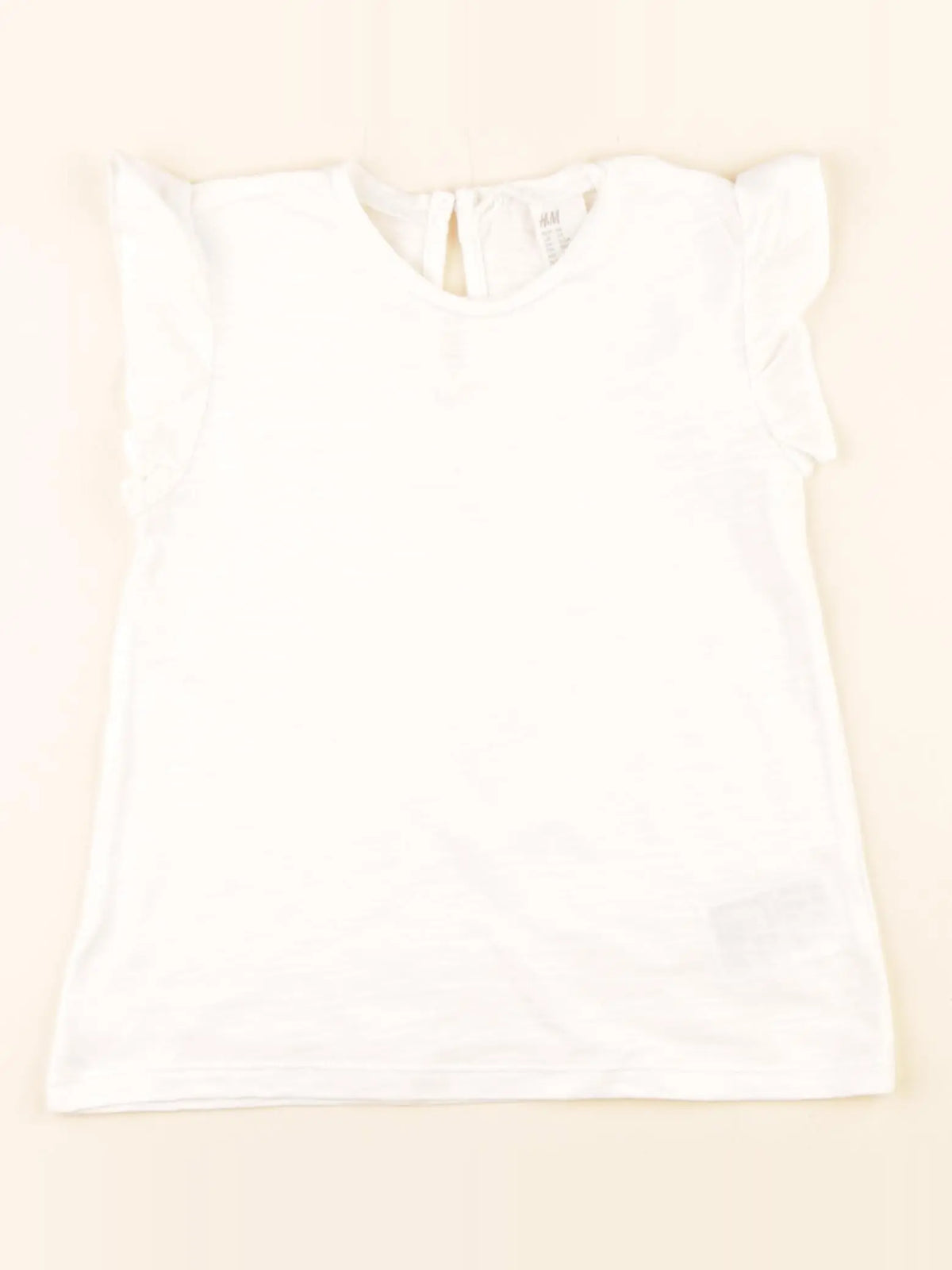 H&M - tee-shirt blanc - 2/3 ans
