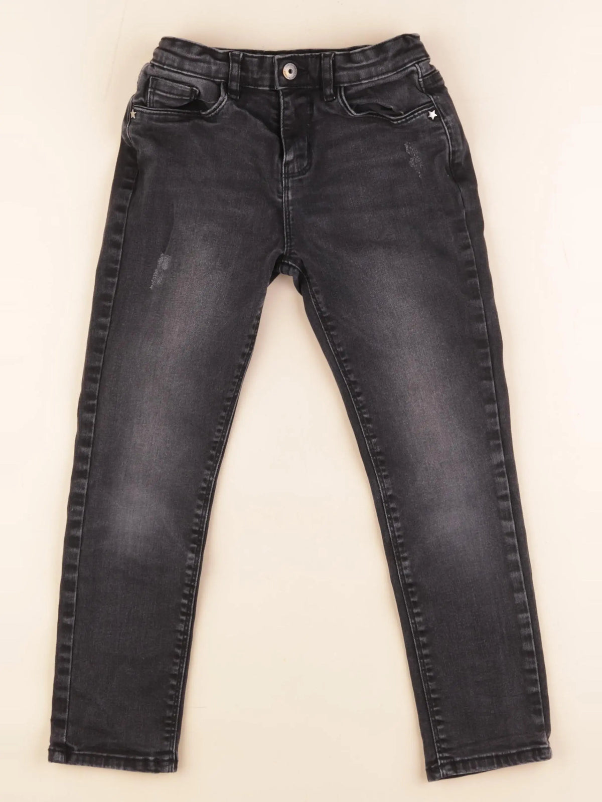 Vertbaudet - jean noir - 7 ans