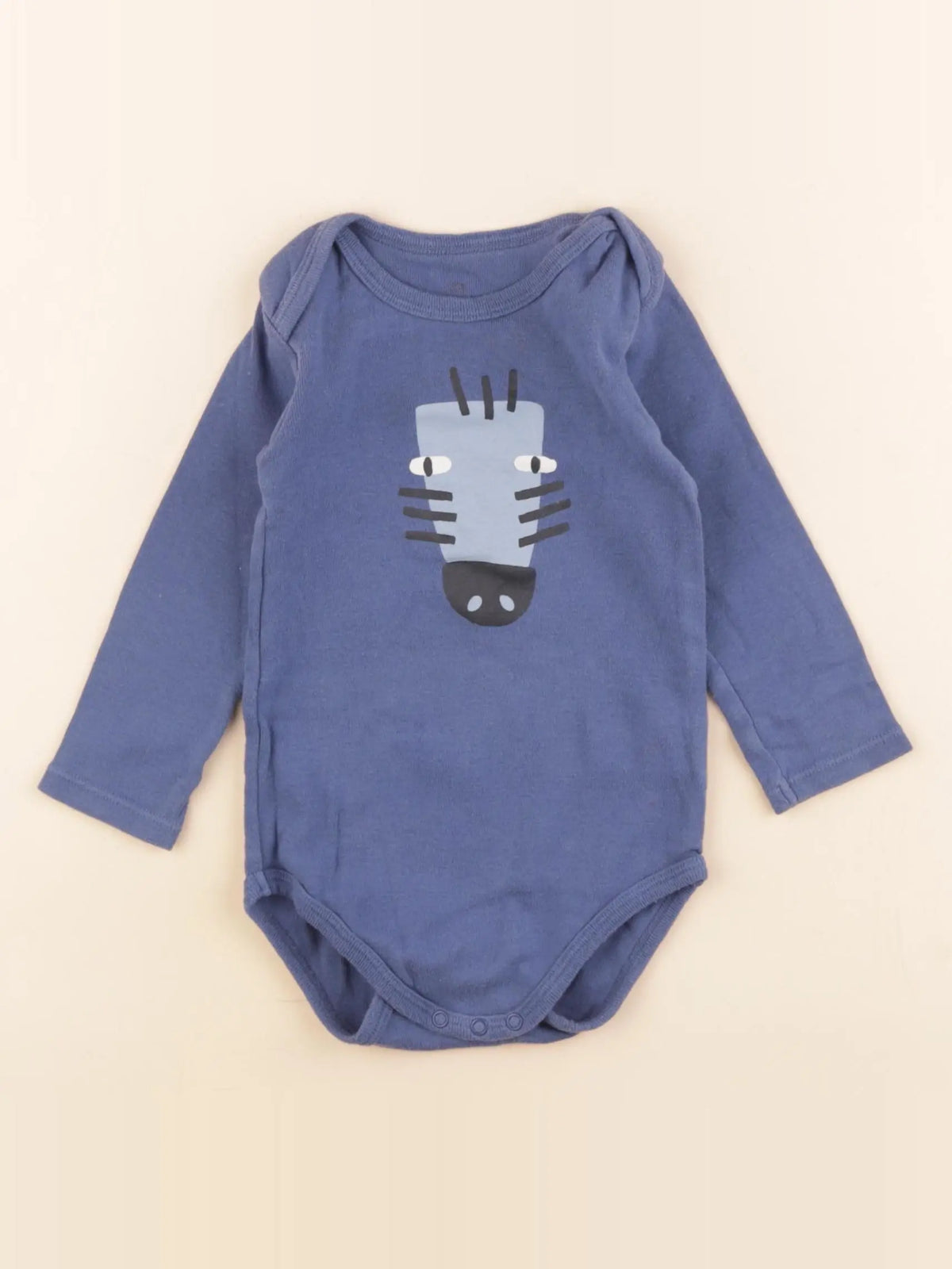La Redoute - body bleu - 18 mois