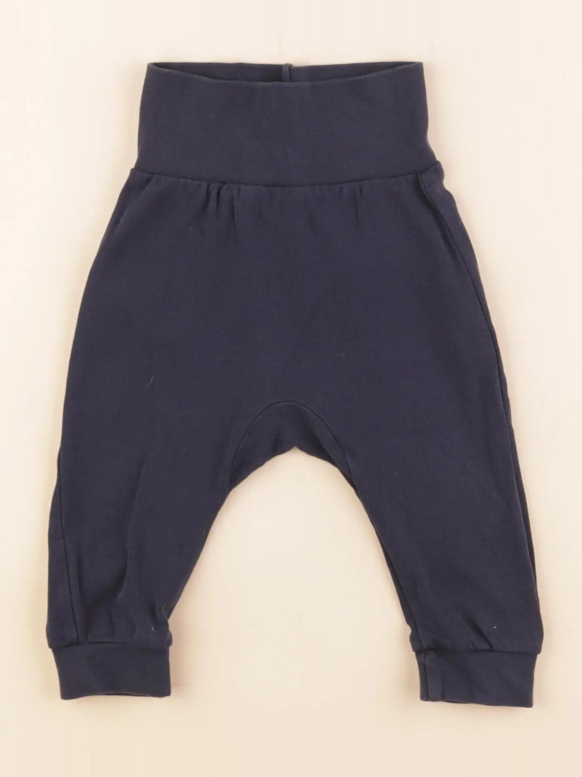 H&M - legging bleu - 6/9 mois