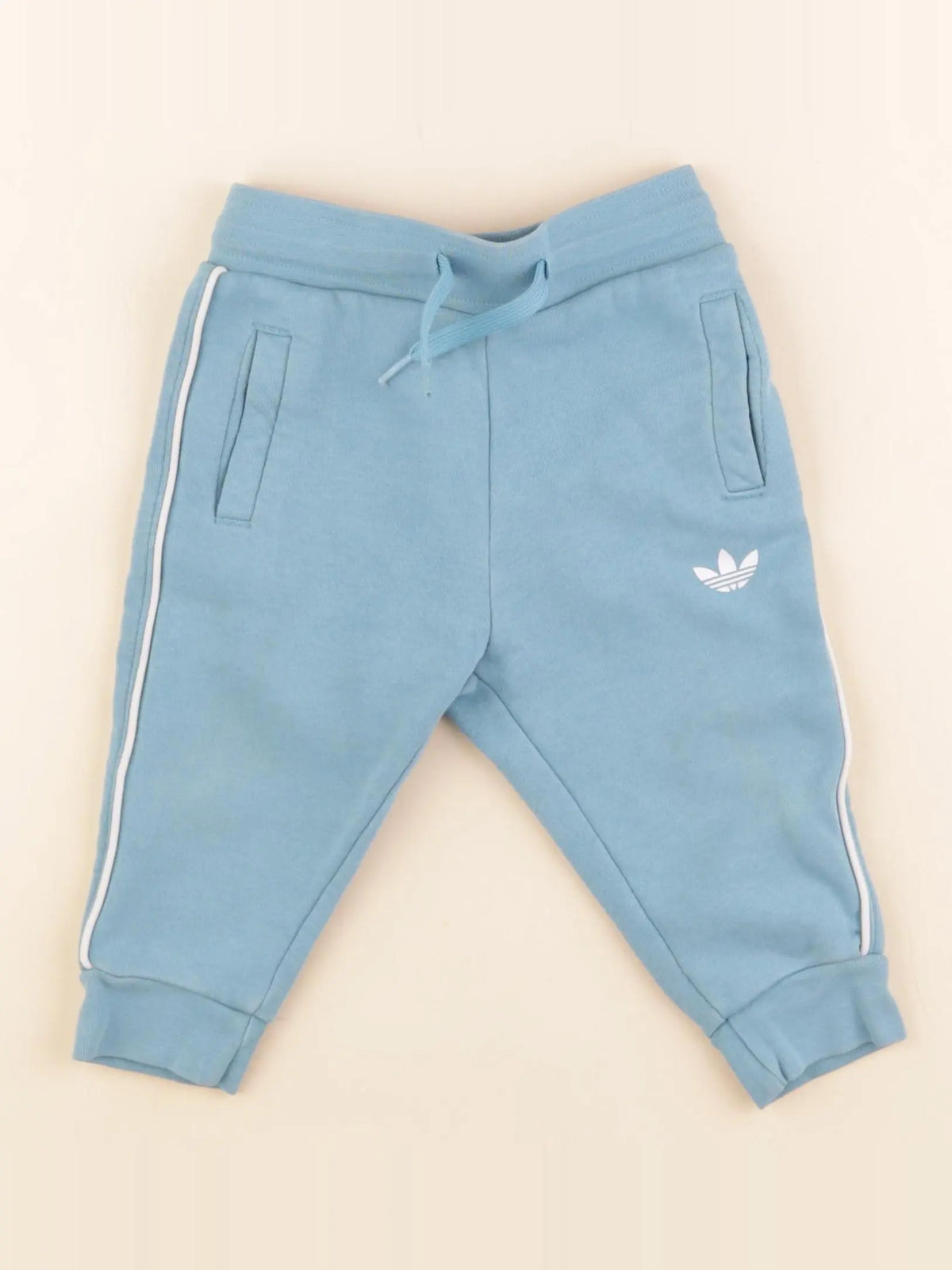 Adidas - jogging bleu - 9/12 mois