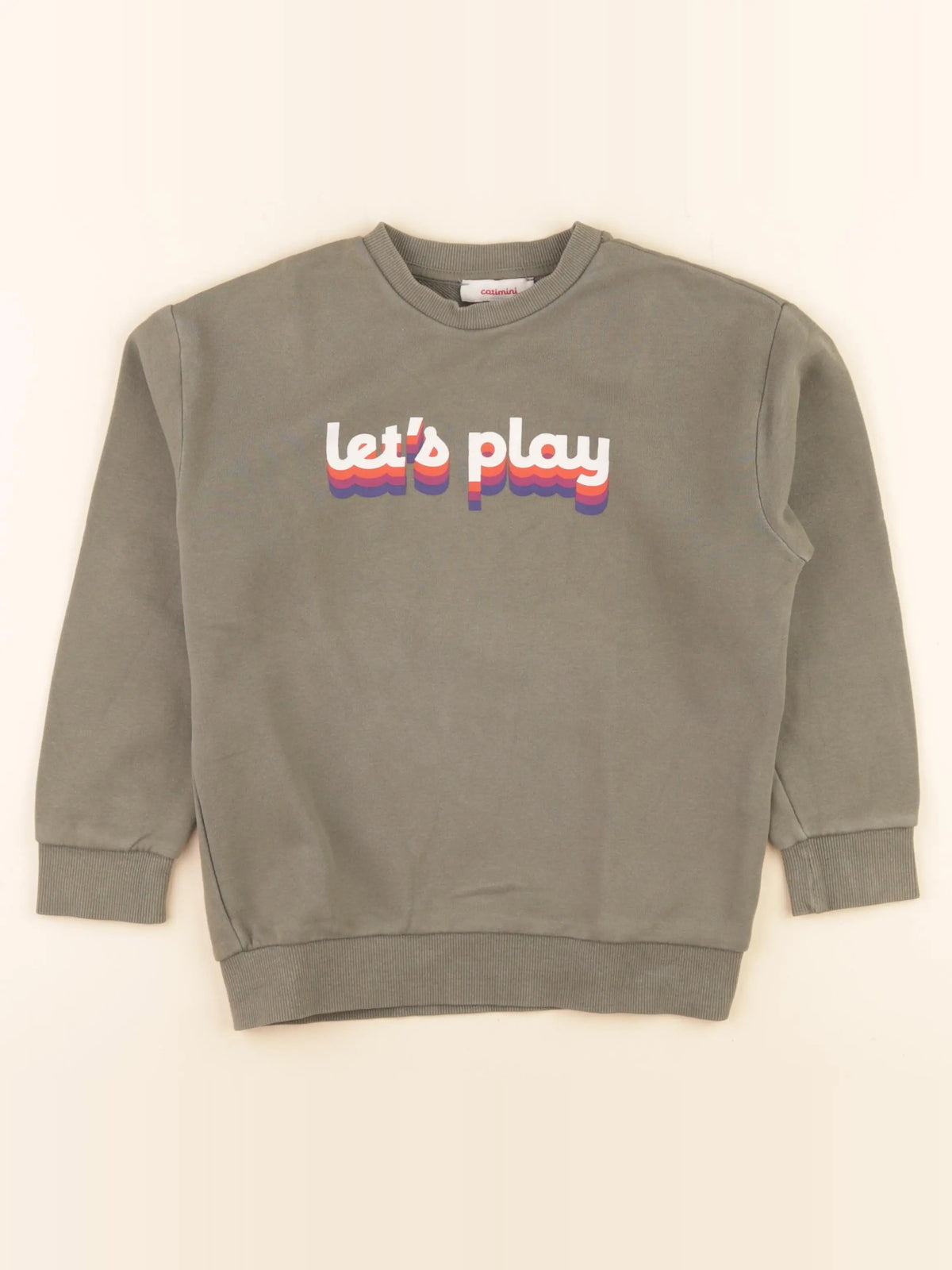 Catimini - sweat vert - 6 ans