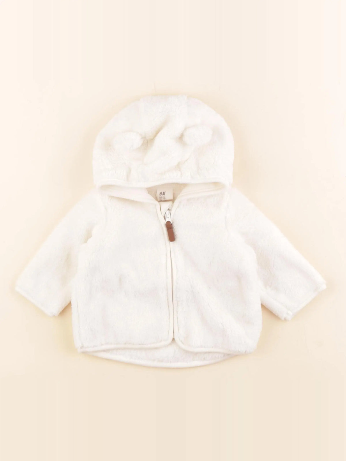 H&M - sweat blanc - 1/2 mois