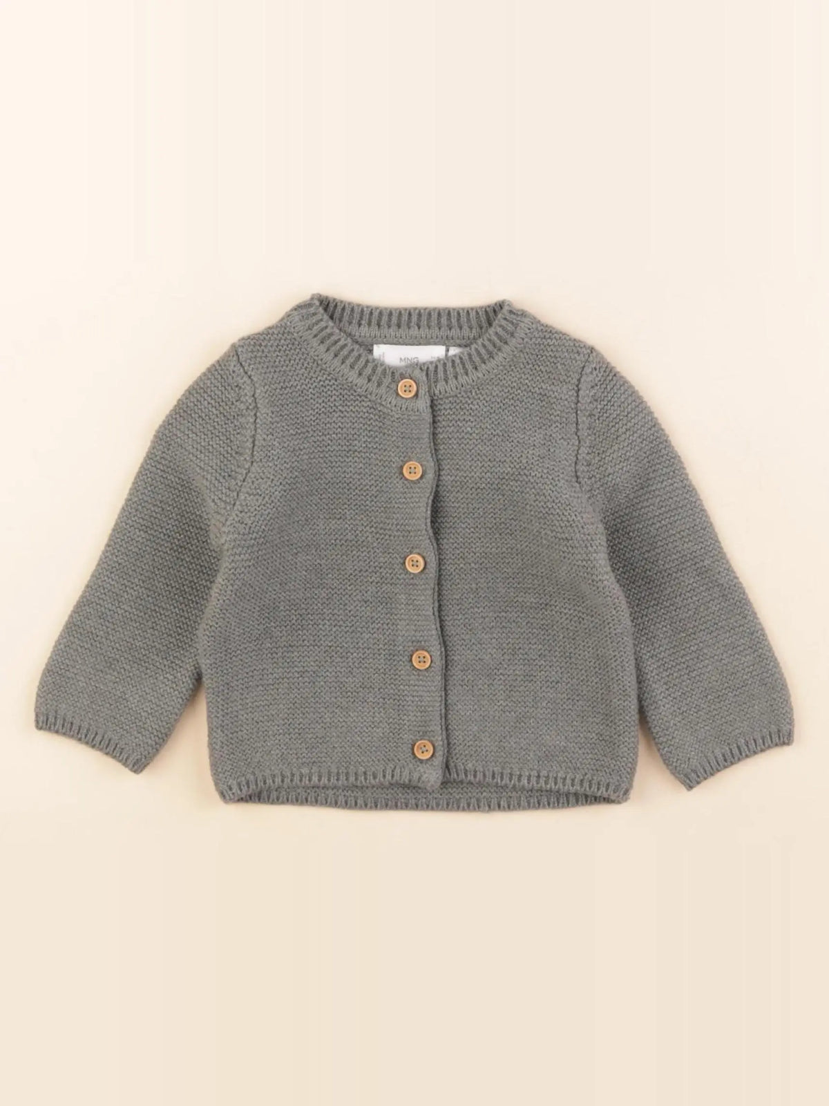 Mango - gilet vert - 3/6 mois