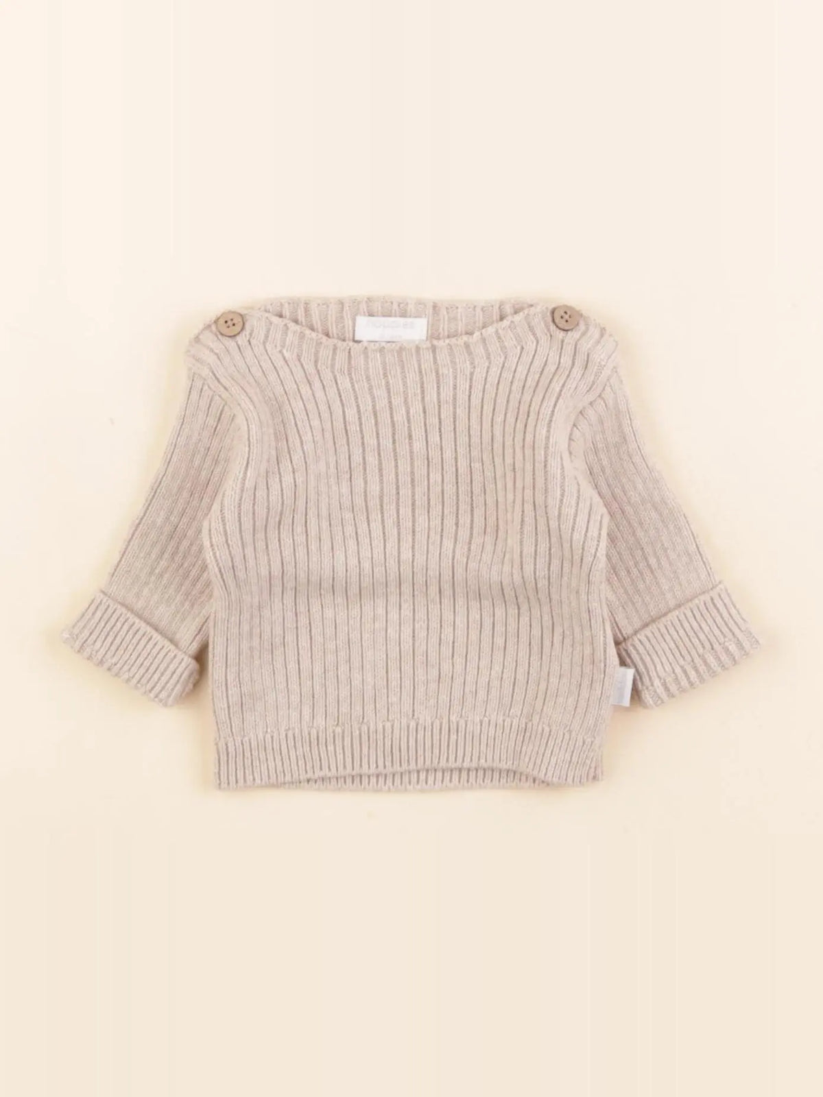 Noppies - pull beige - Prématuré