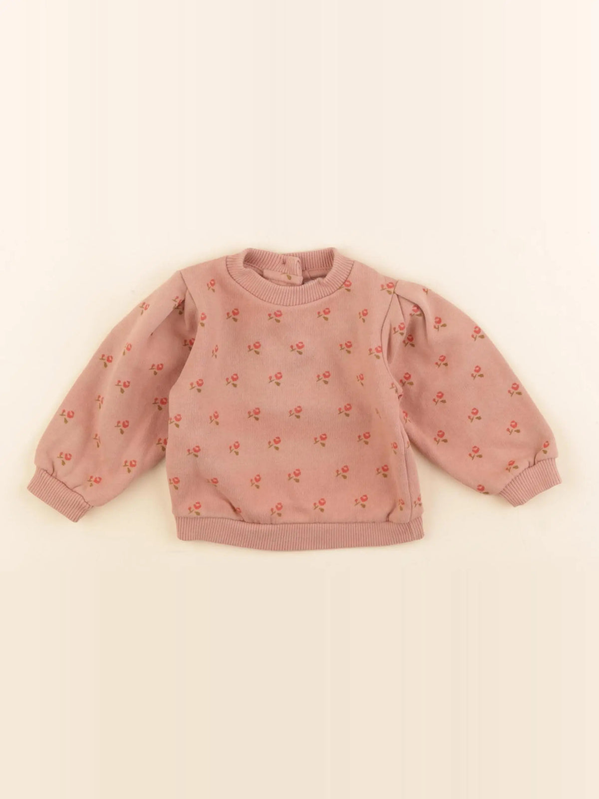 Emile et Ida - sweat rose - 3 mois