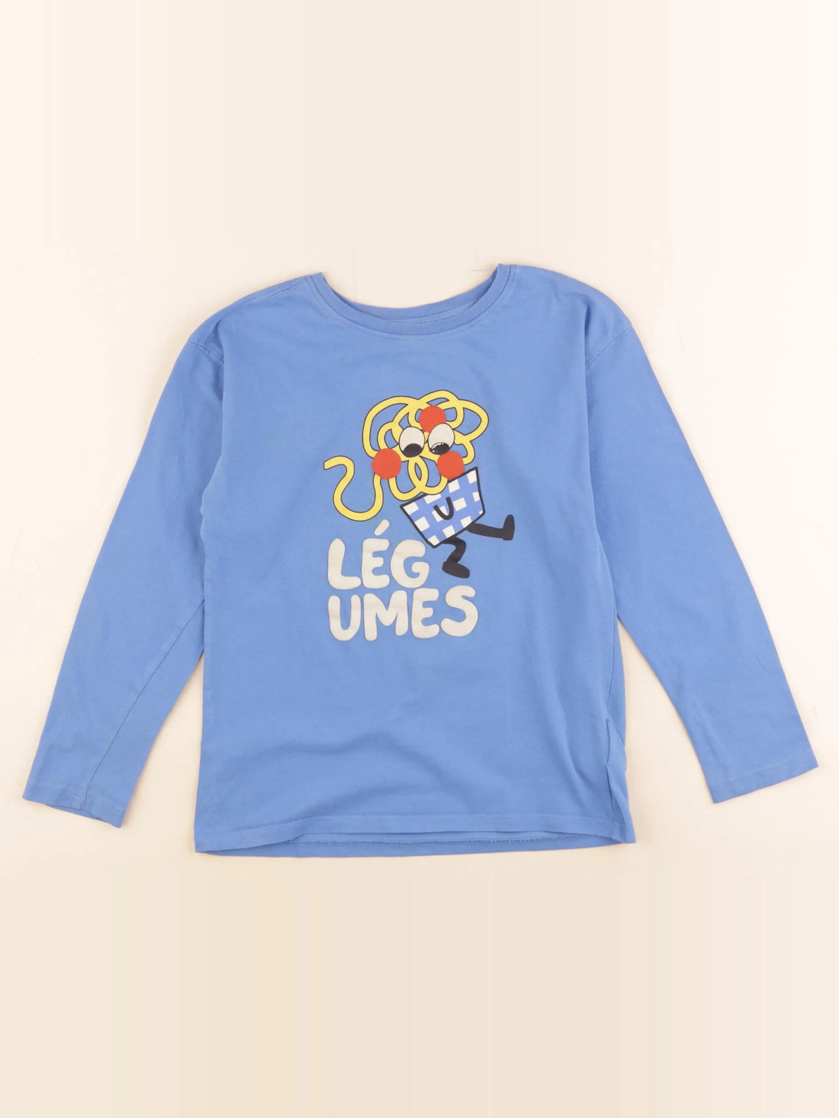 H&M - tee-shirt bleu - 6/8 ans