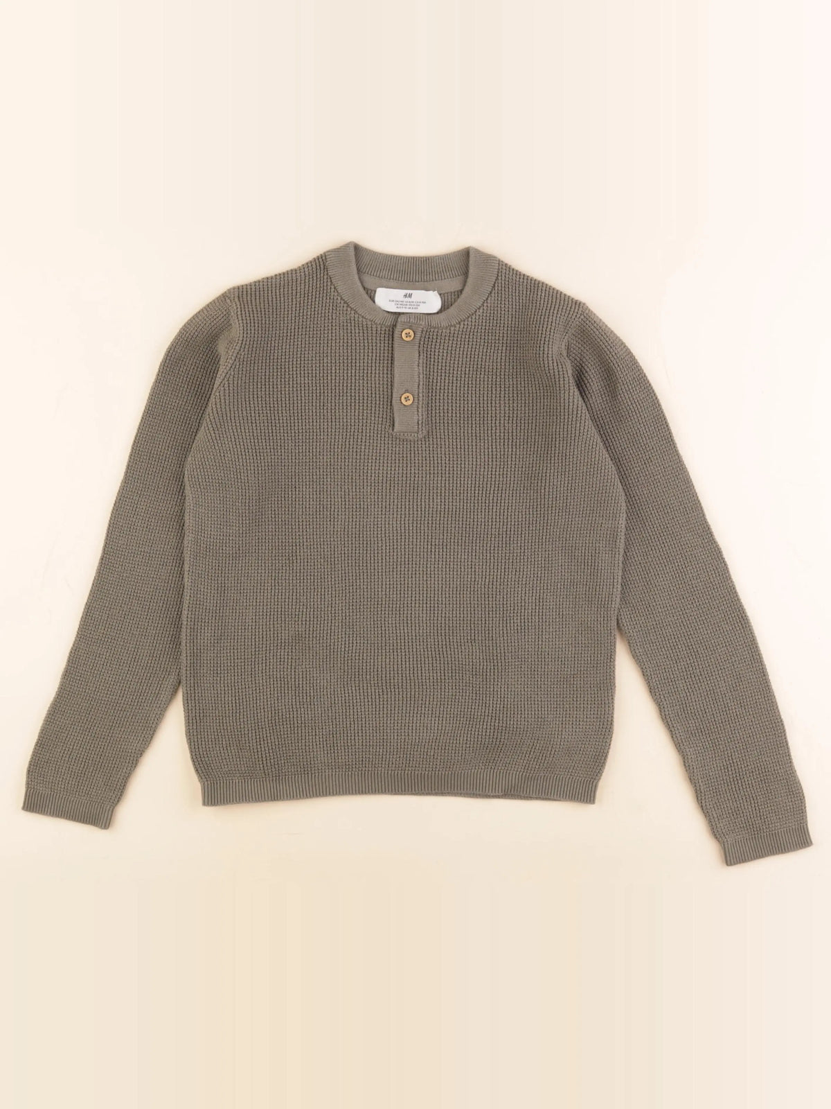 H&M - pull vert - 8/10 ans