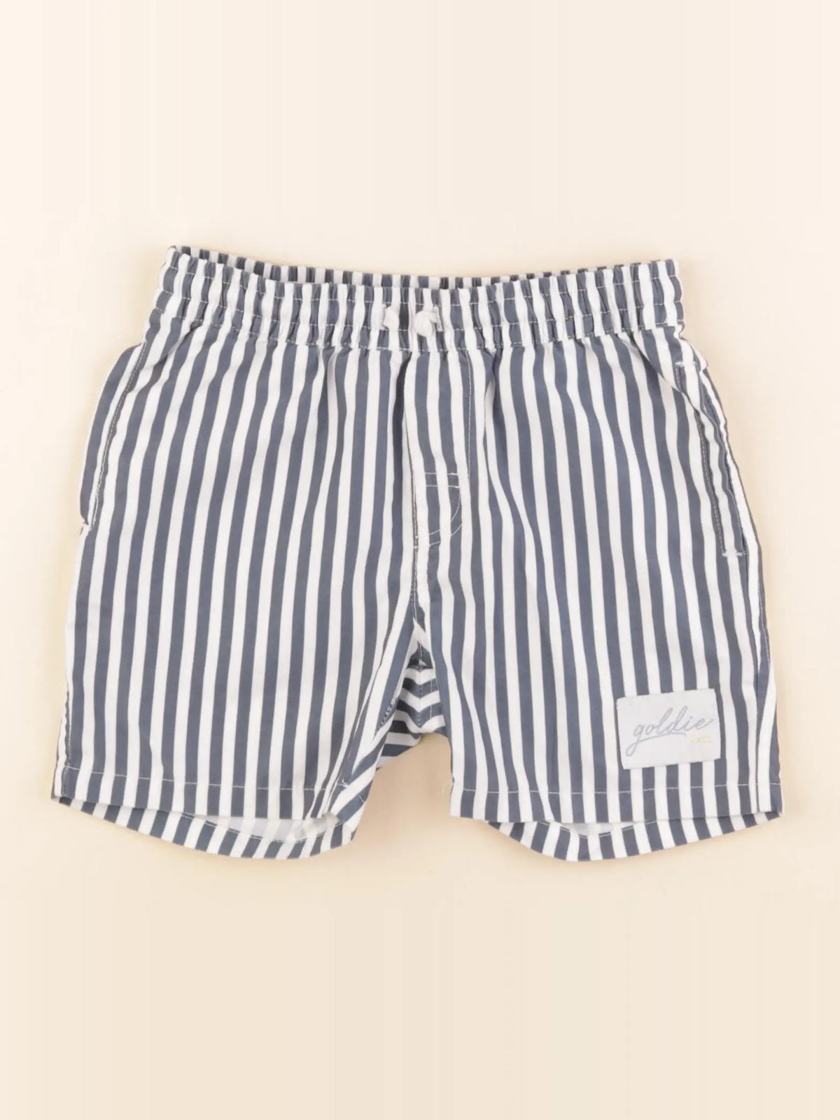 Goldie + Ace - maillot de bain bleu, blanc - 4/5 ans