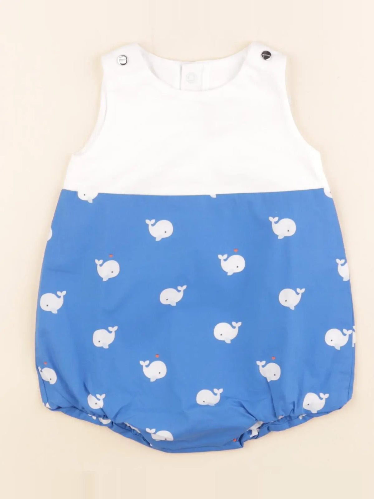 Jacadi - combinaison bleu - 6 mois