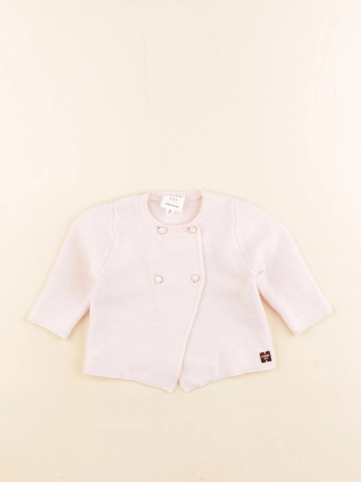 Carrément Beau - gilet rose - 3 mois