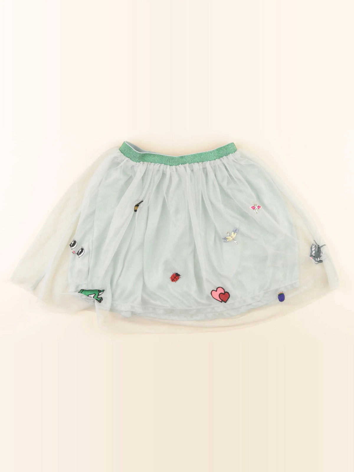 H&M - jupe vert - 6/8 ans