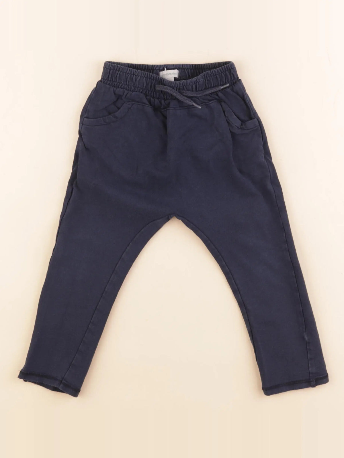 Vertbaudet - pantalon bleu - 12/18 mois