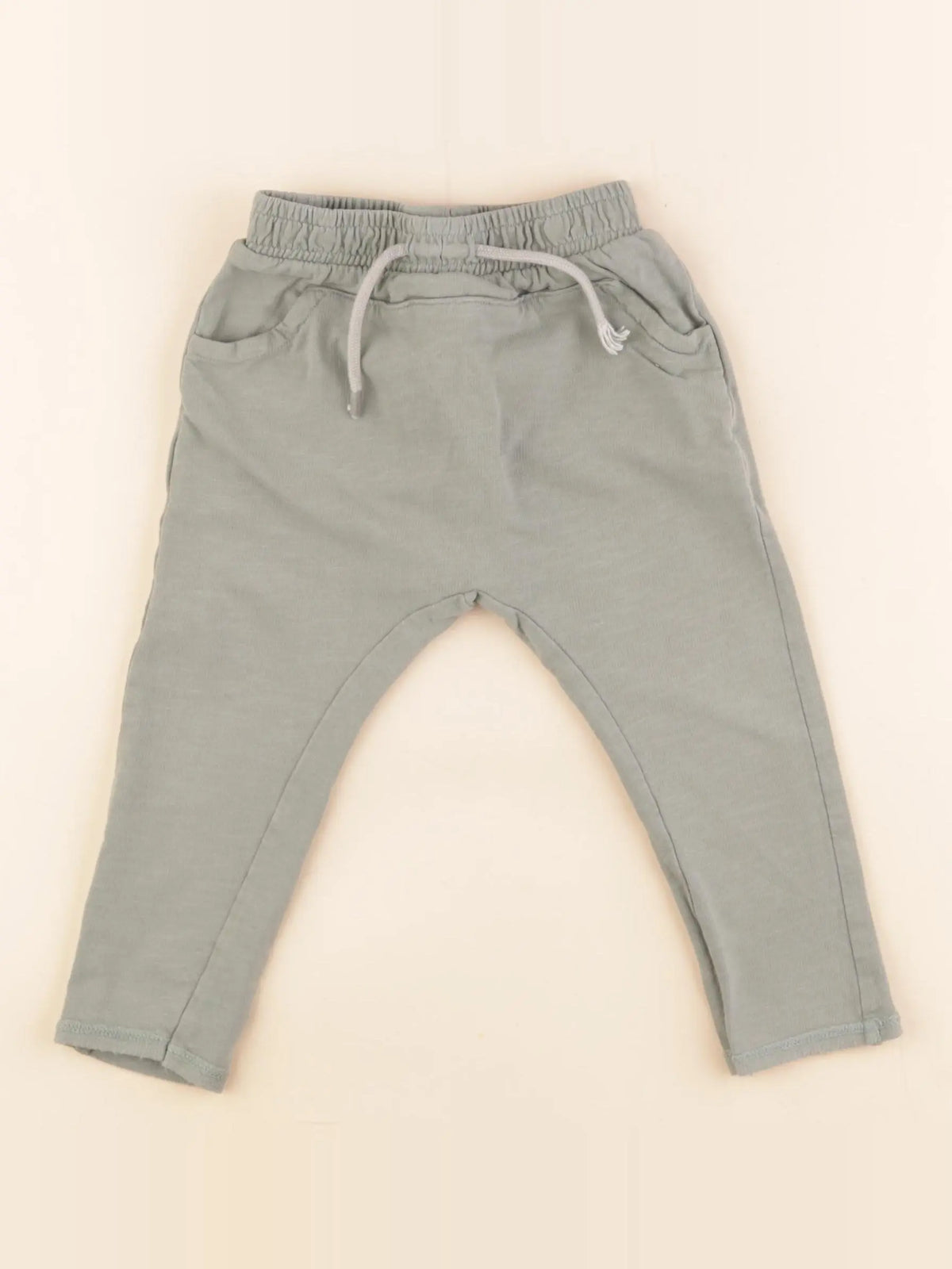 Vertbaudet - pantalon vert - 18 mois