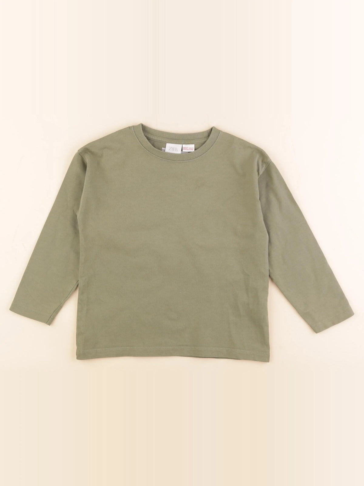 Zara - tee-shirt vert - 6 ans