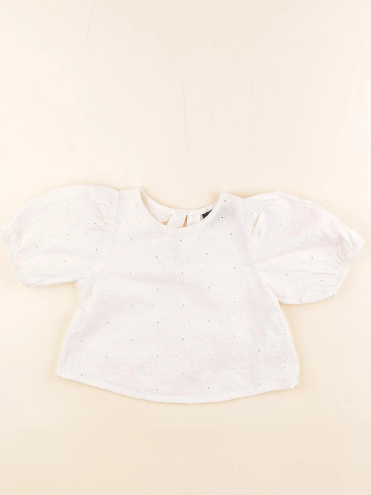 Monoprix - blouse blanc - 4 ans