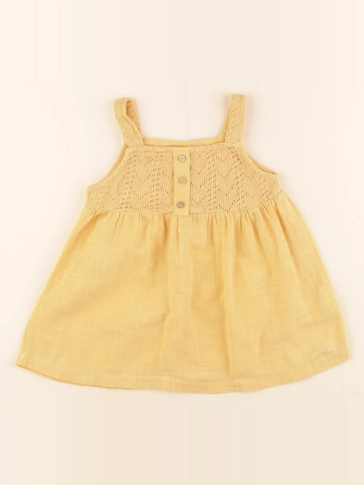 Zara - blouse jaune - 3/4 ans