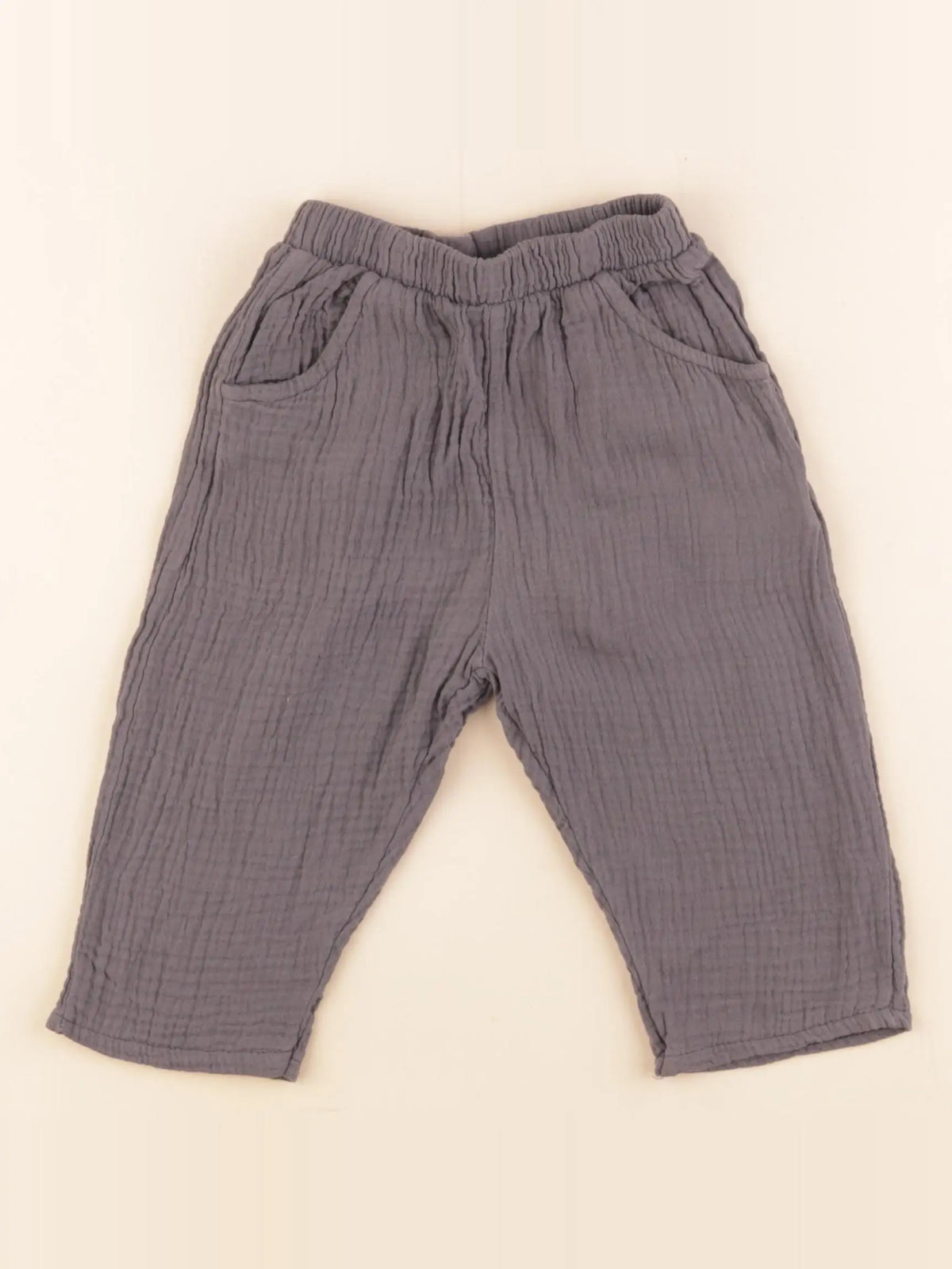 Zara - pantalon gris - 9/12 mois