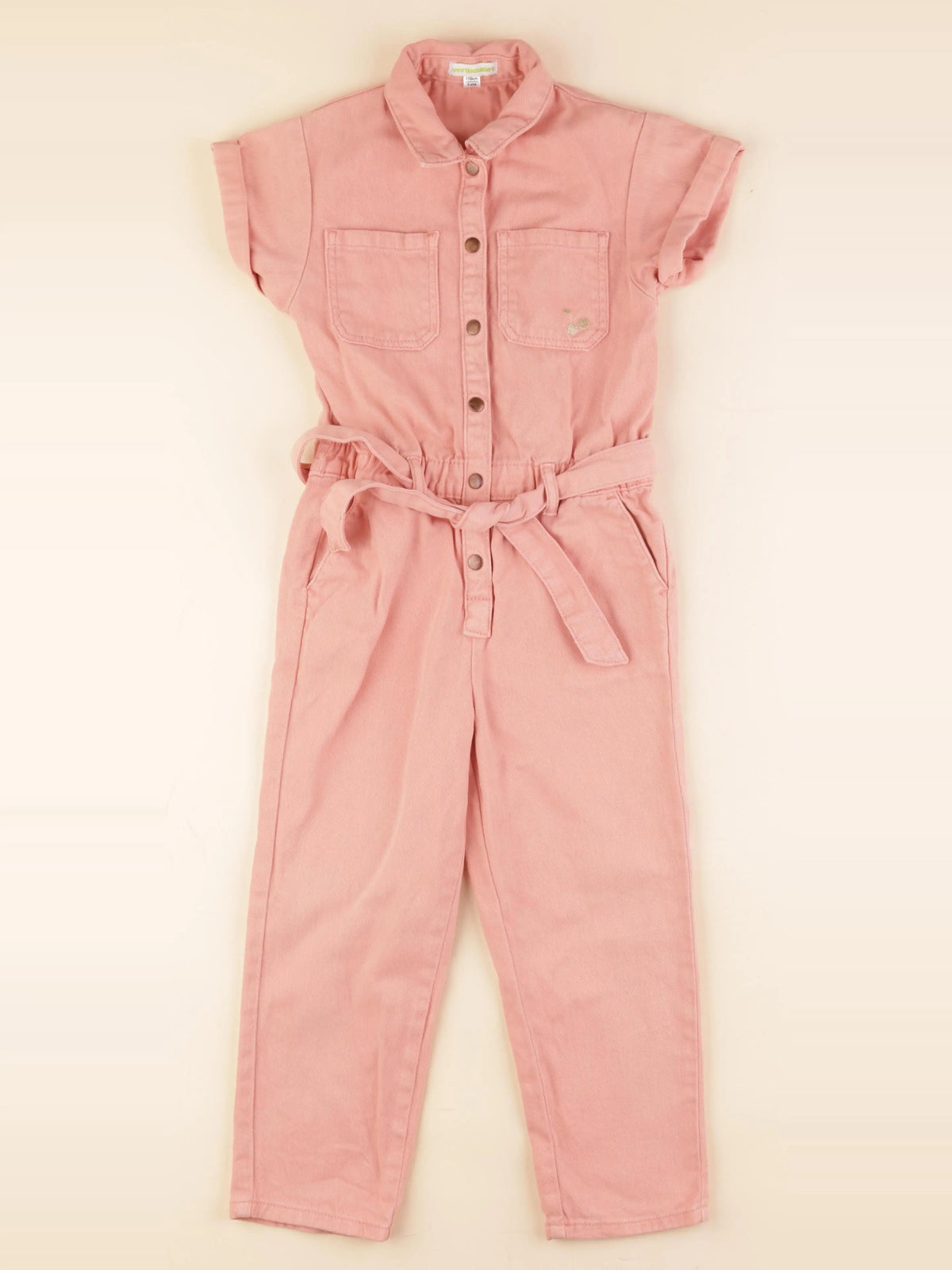 Vertbaudet - combinaison rose - 5 ans