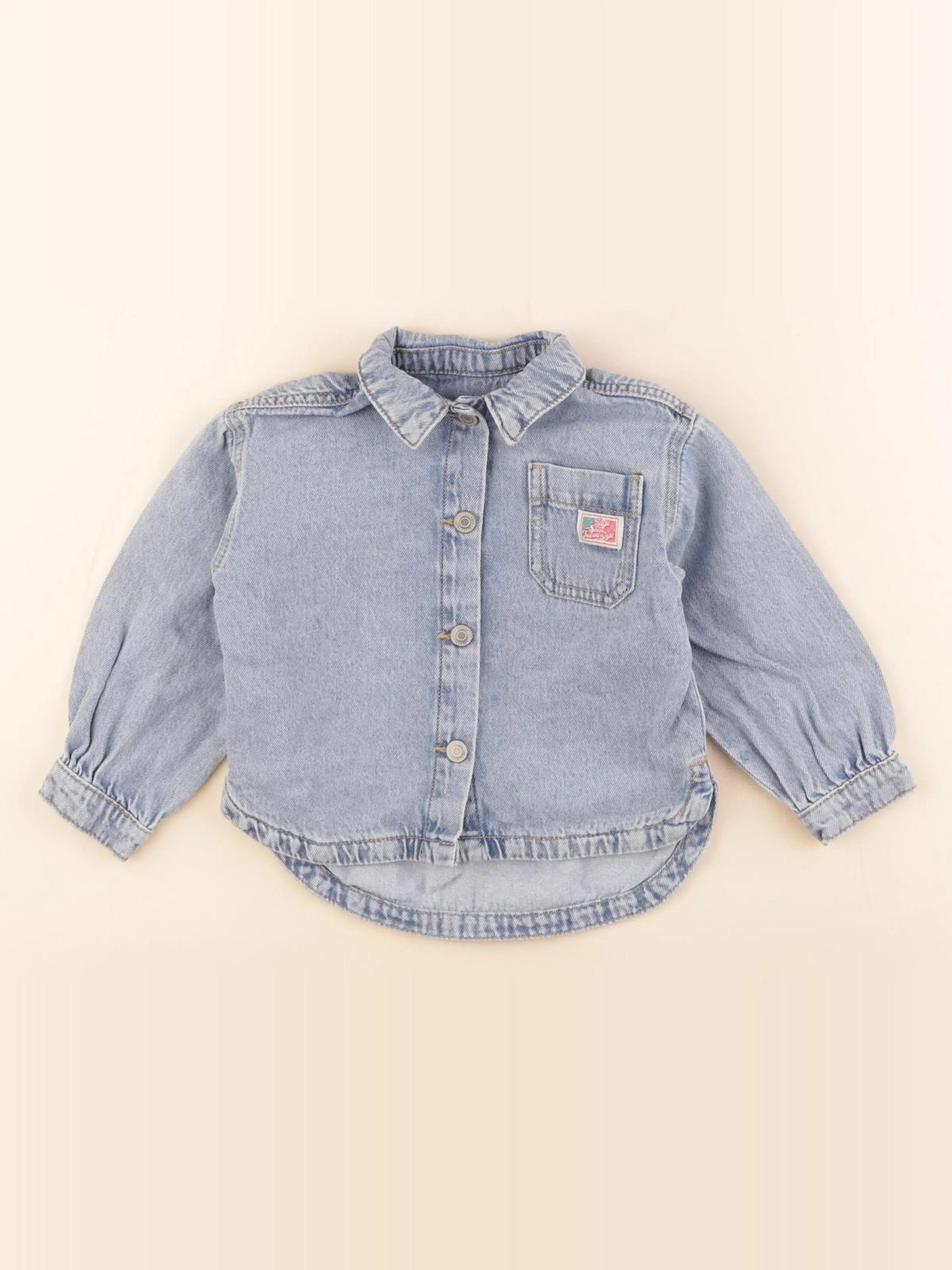 Vertbaudet - chemise bleu - 3 ans