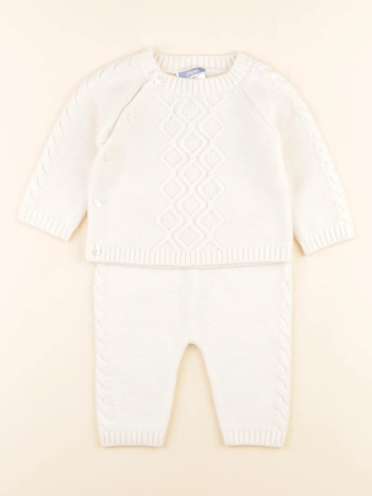 Jacadi - ensemble beige - 6 mois