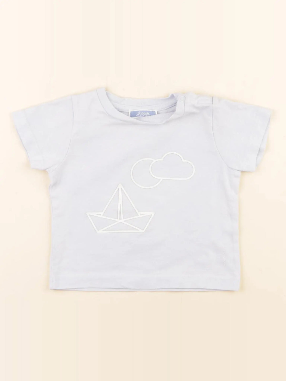 Jacadi - tee-shirt bleu - 6 mois