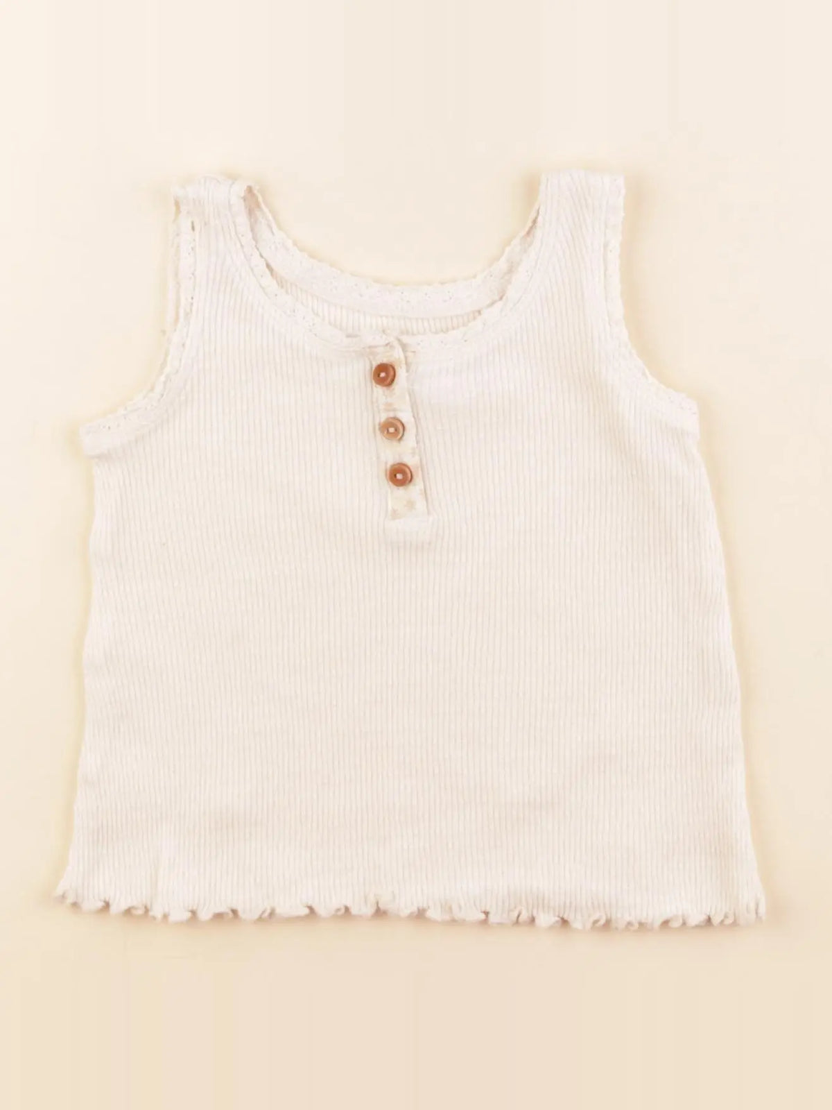 Zara - débardeur beige - 18 mois