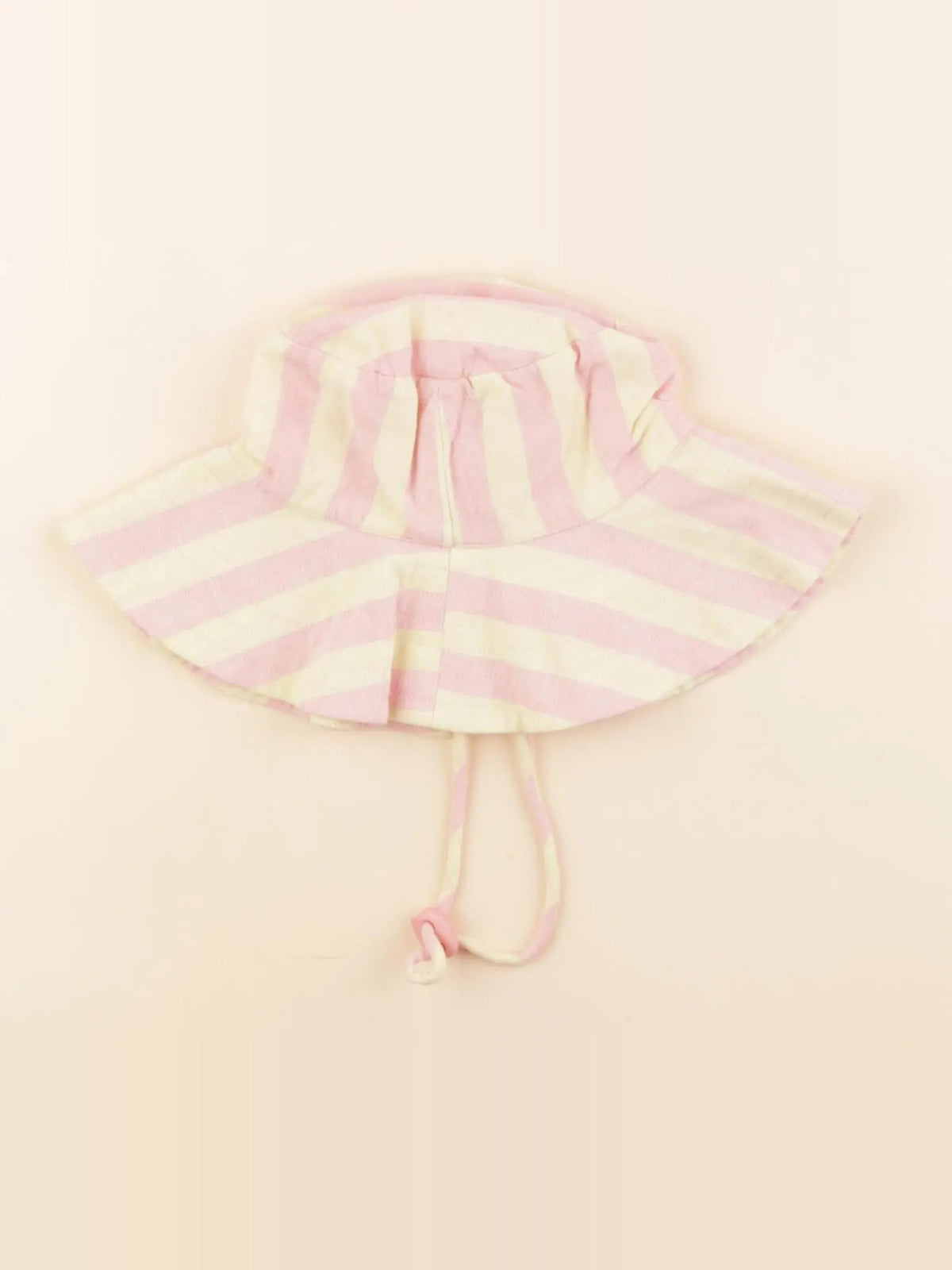 Bonton - chapeau beige, rose - 3/4 ans