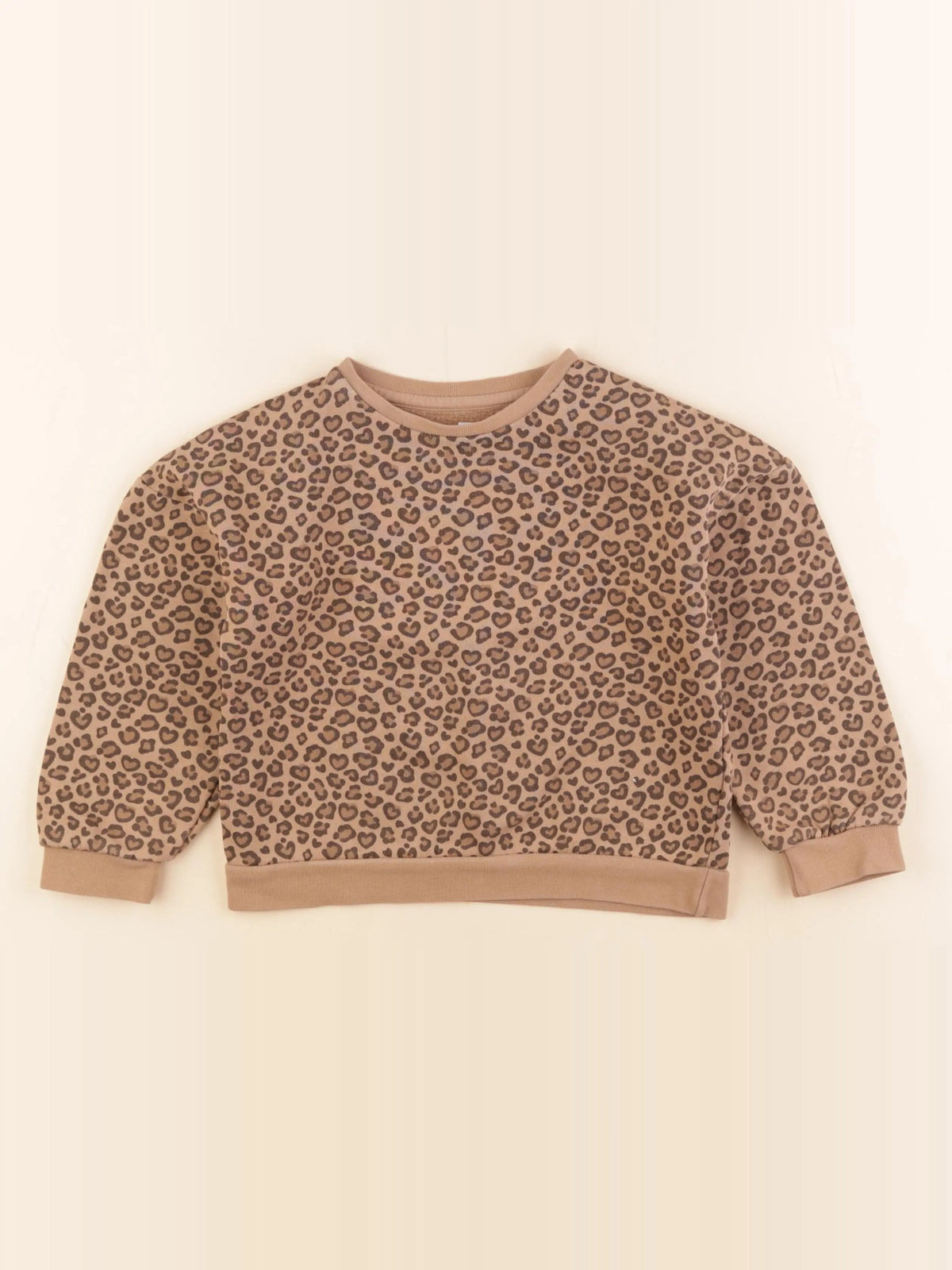 Vertbaudet - sweat marron - 6 ans