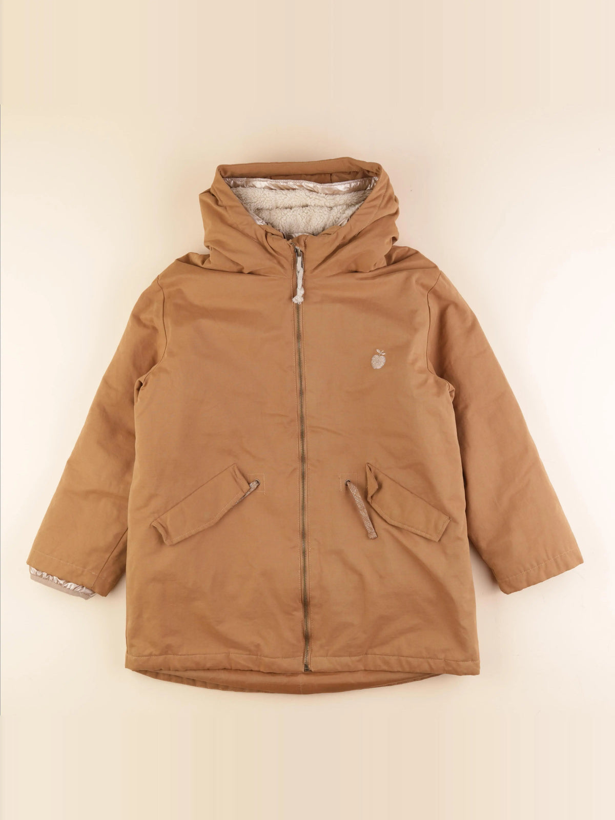 Vertbaudet - manteau marron - 14 ans