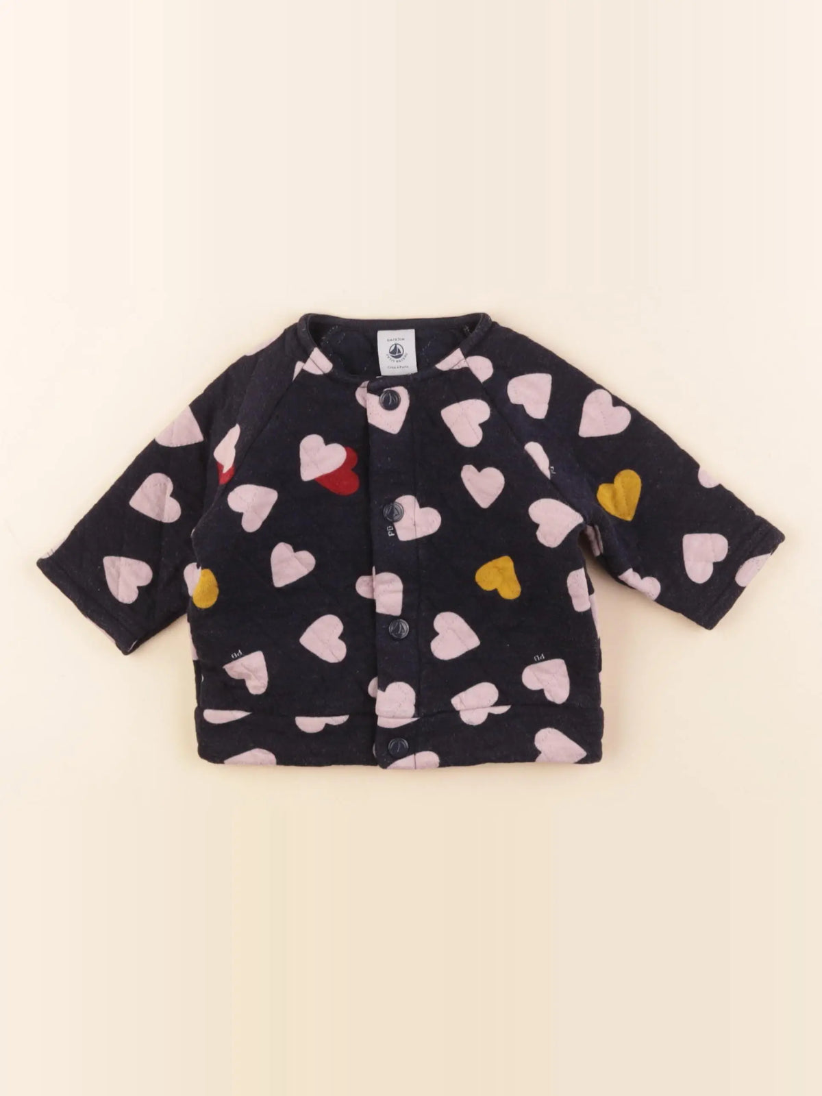 Petit Bateau - sweat multicolore - 6 mois