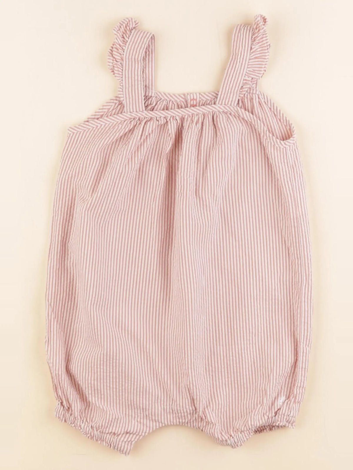 Petit Bateau - salopette rose - 12 mois