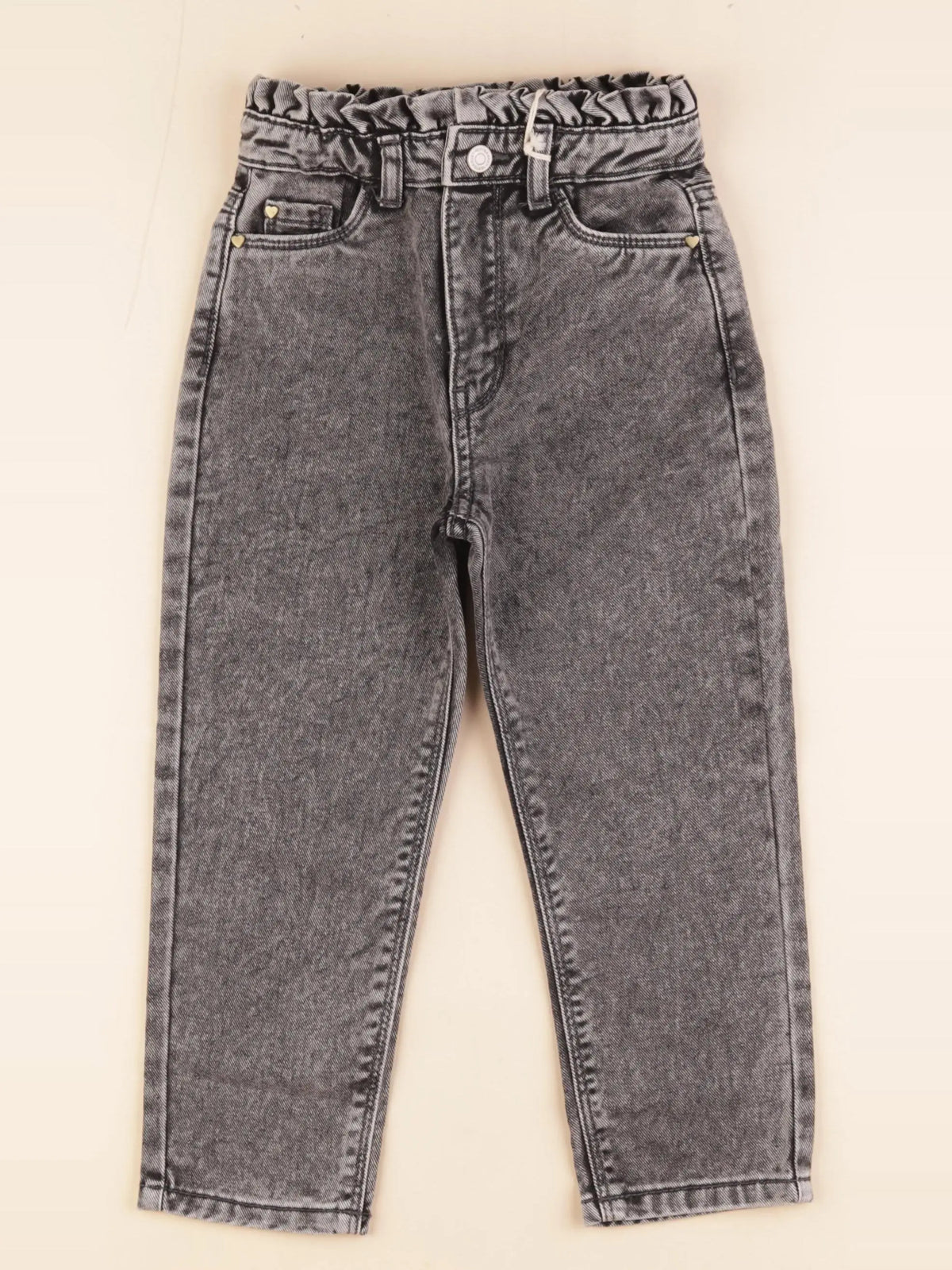 Vertbaudet - jean noir, gris - 5 ans