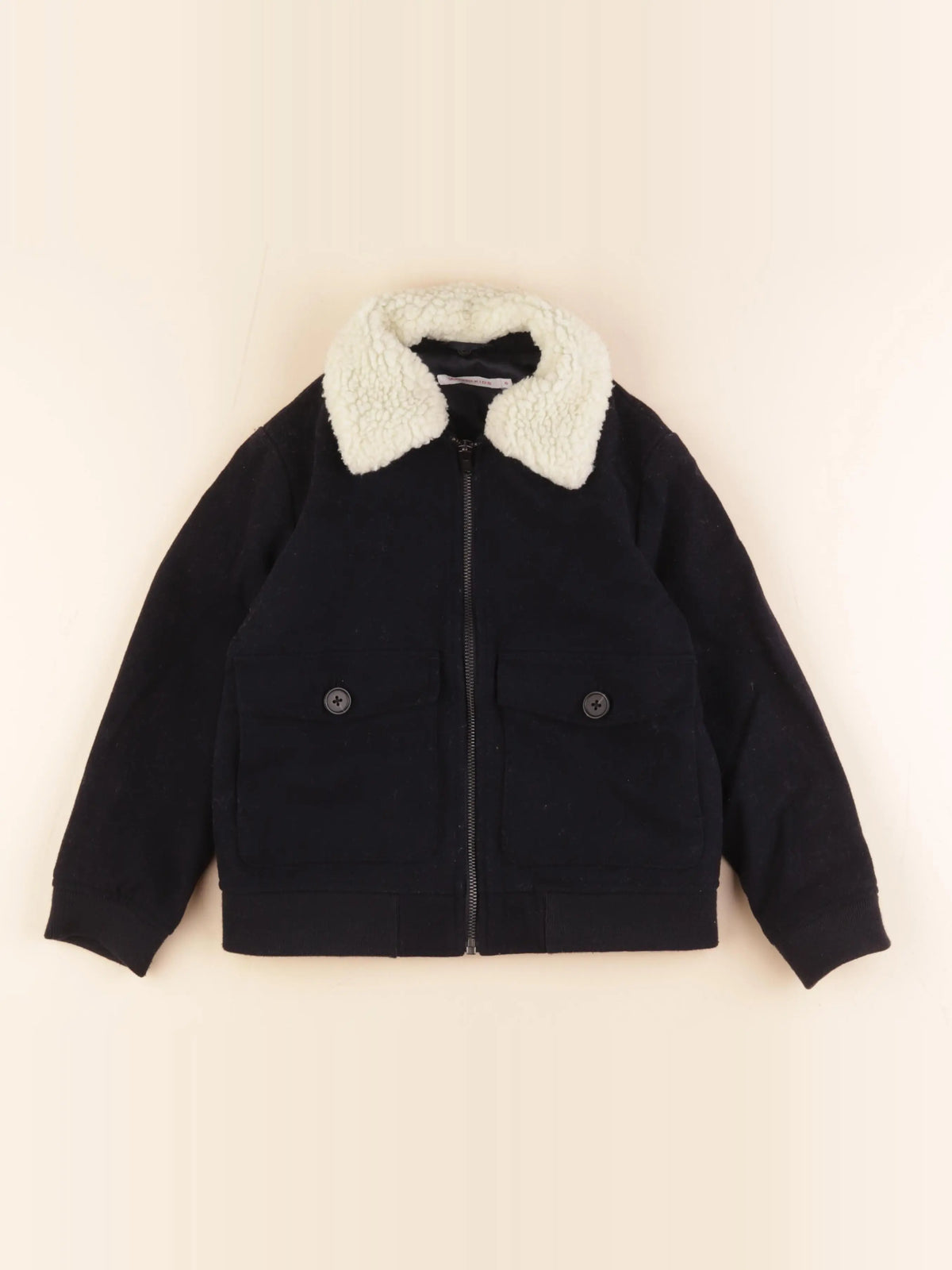 Monoprix - veste bleu - 6 ans