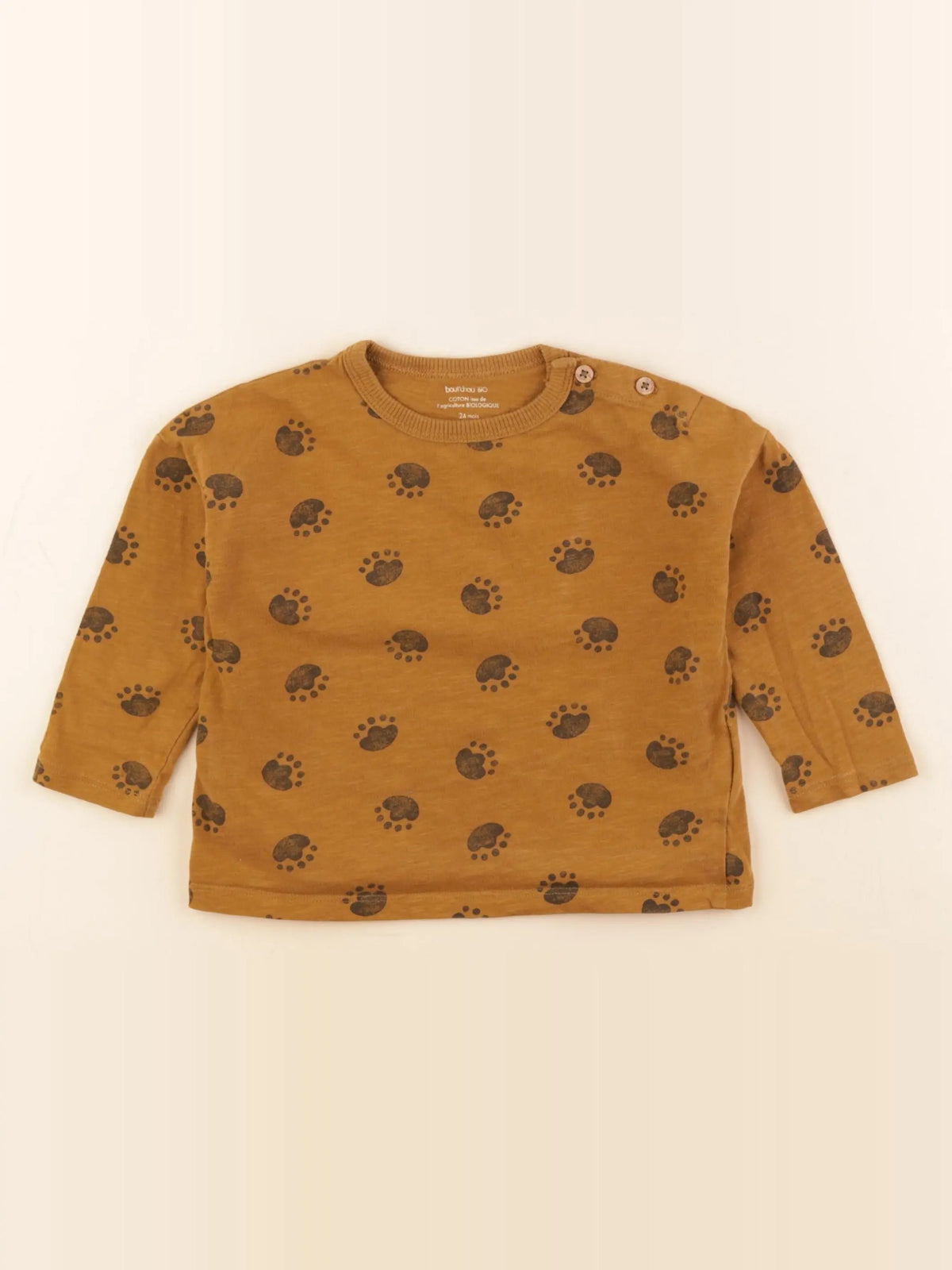 Boutchou - tee-shirt marron - 24 mois