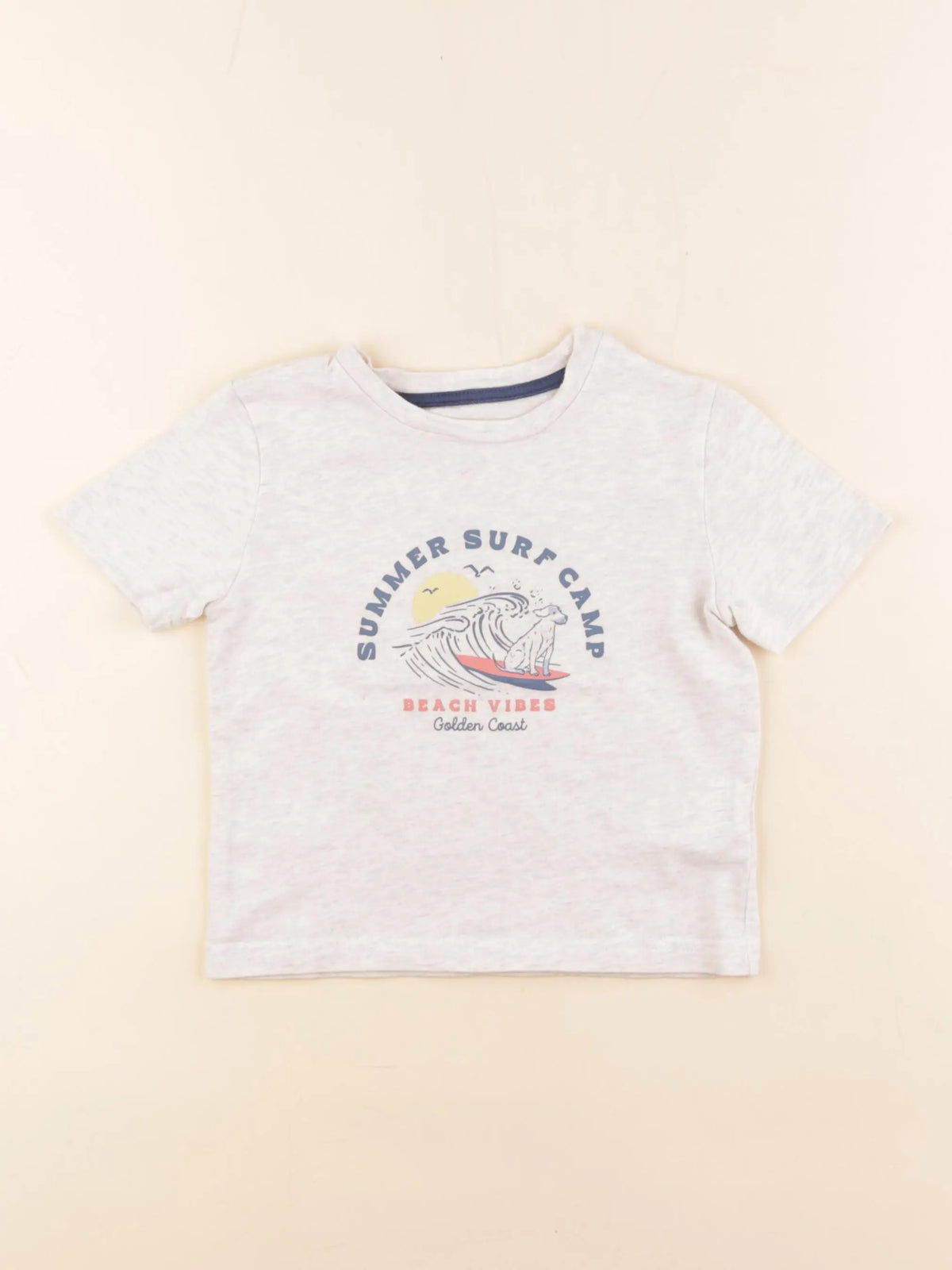 Cyrillus - tee-shirt beige - 4 ans