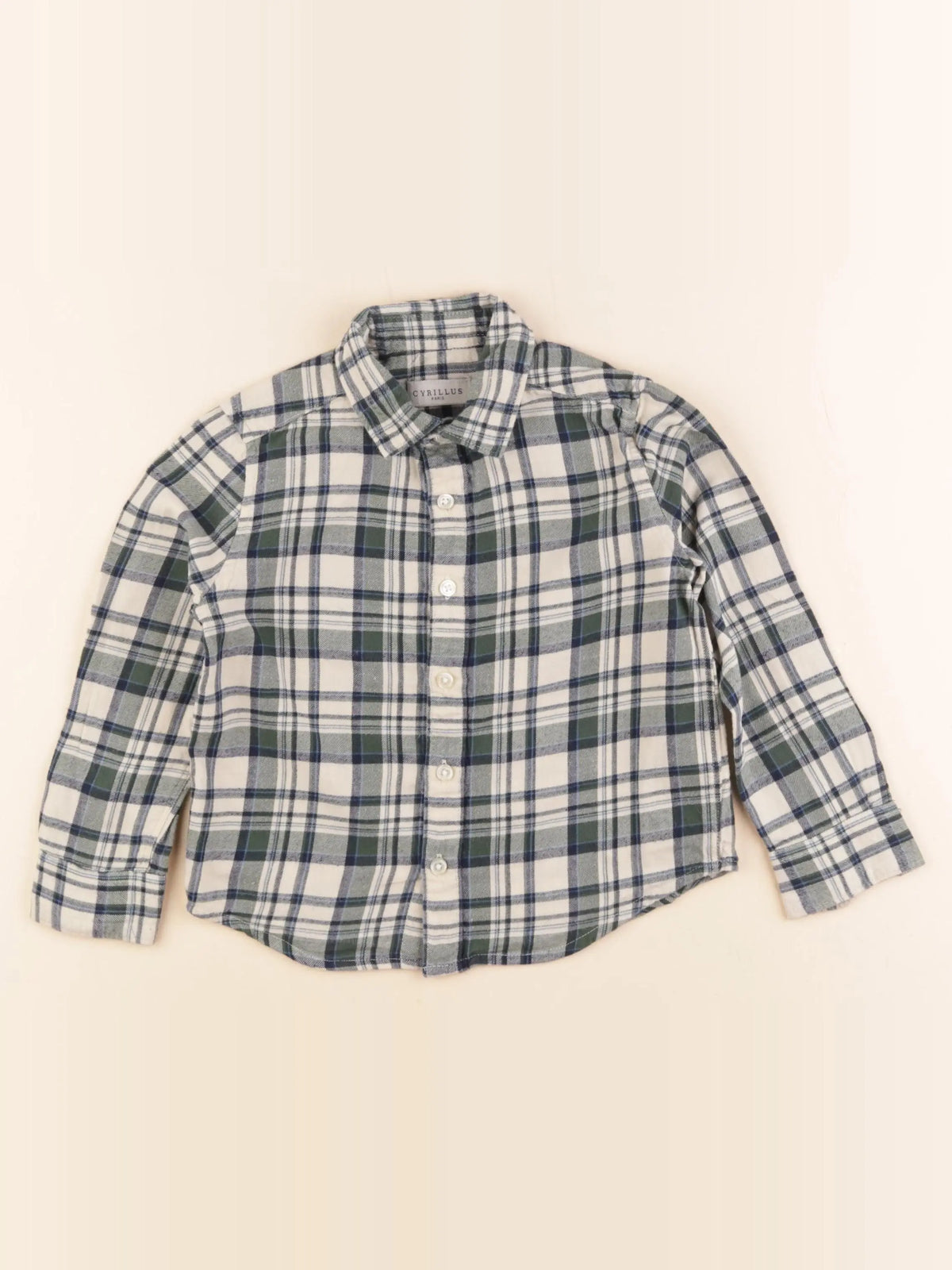 Cyrillus - chemise vert - 4 ans