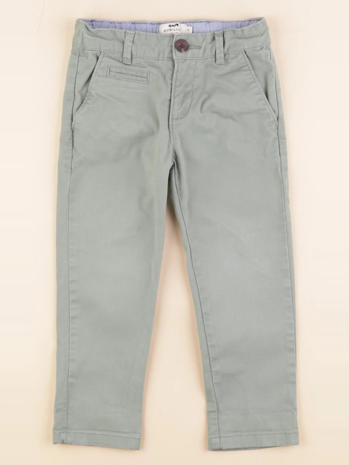 Cyrillus - pantalon vert - 4 ans